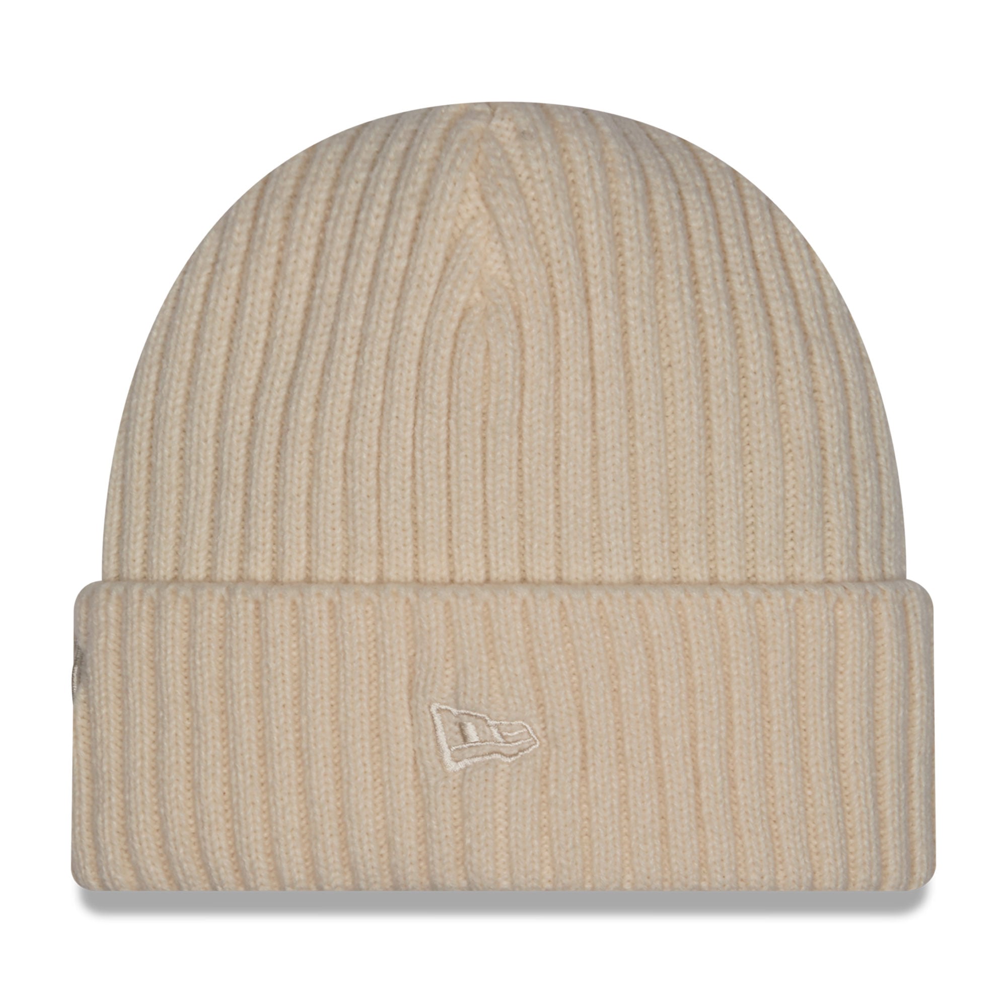 Bonnet à revers New Era crème Milwaukee Bucks pour homme