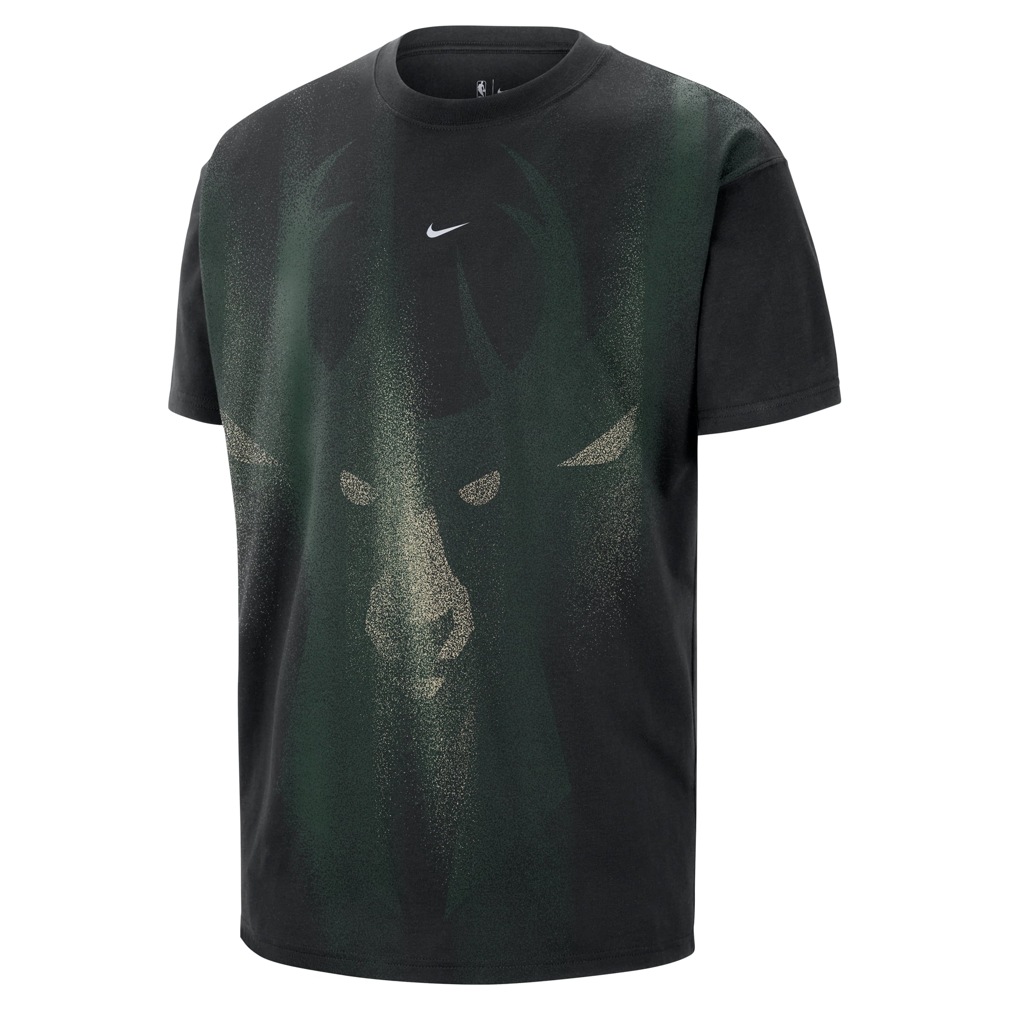 T-shirt d'entraînement Nike Black Milwaukee Bucks 2026 Standard Issue pour homme