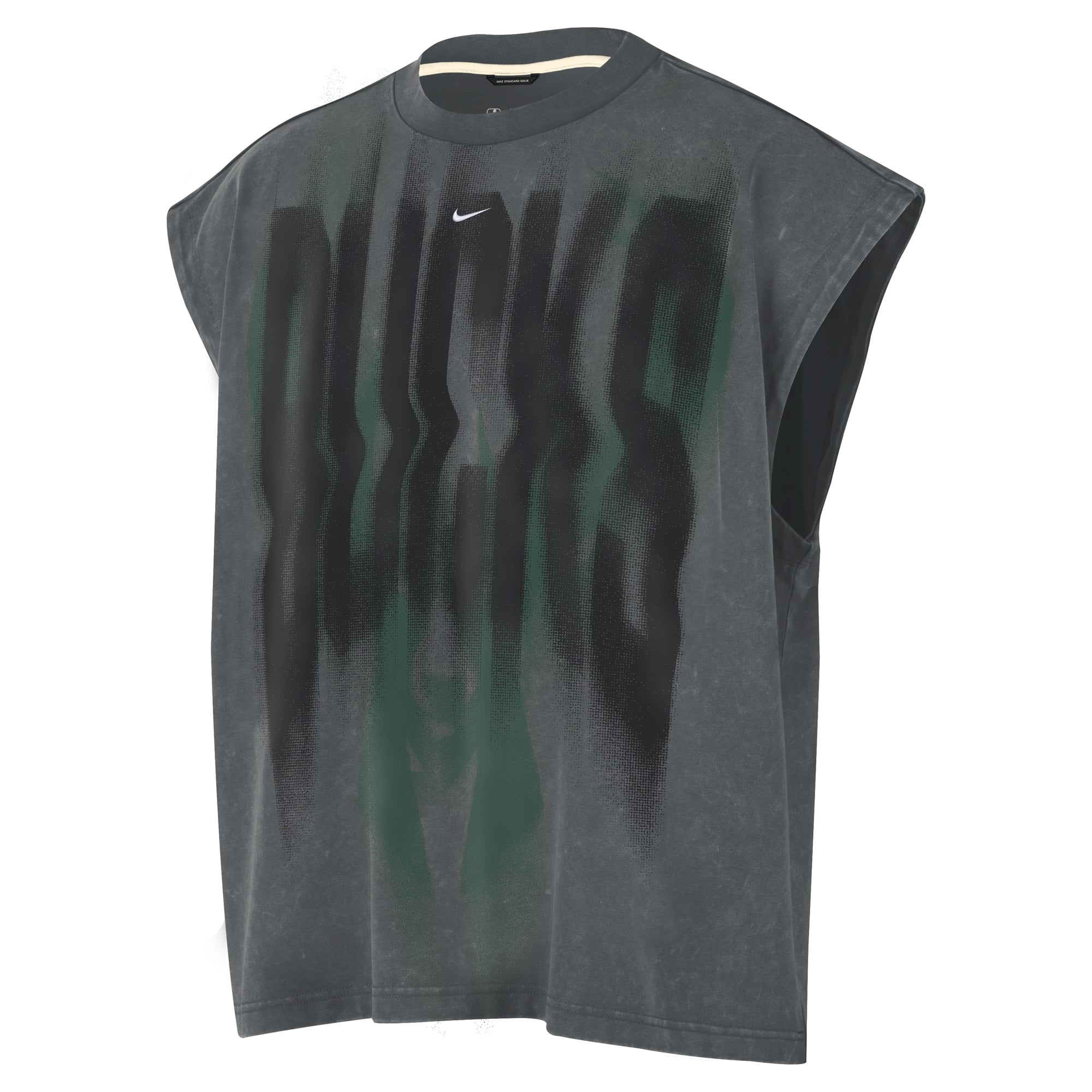 Débardeur d'avant-match Nike anthracite Milwaukee Bucks 2026 Standard Issue pour homme
