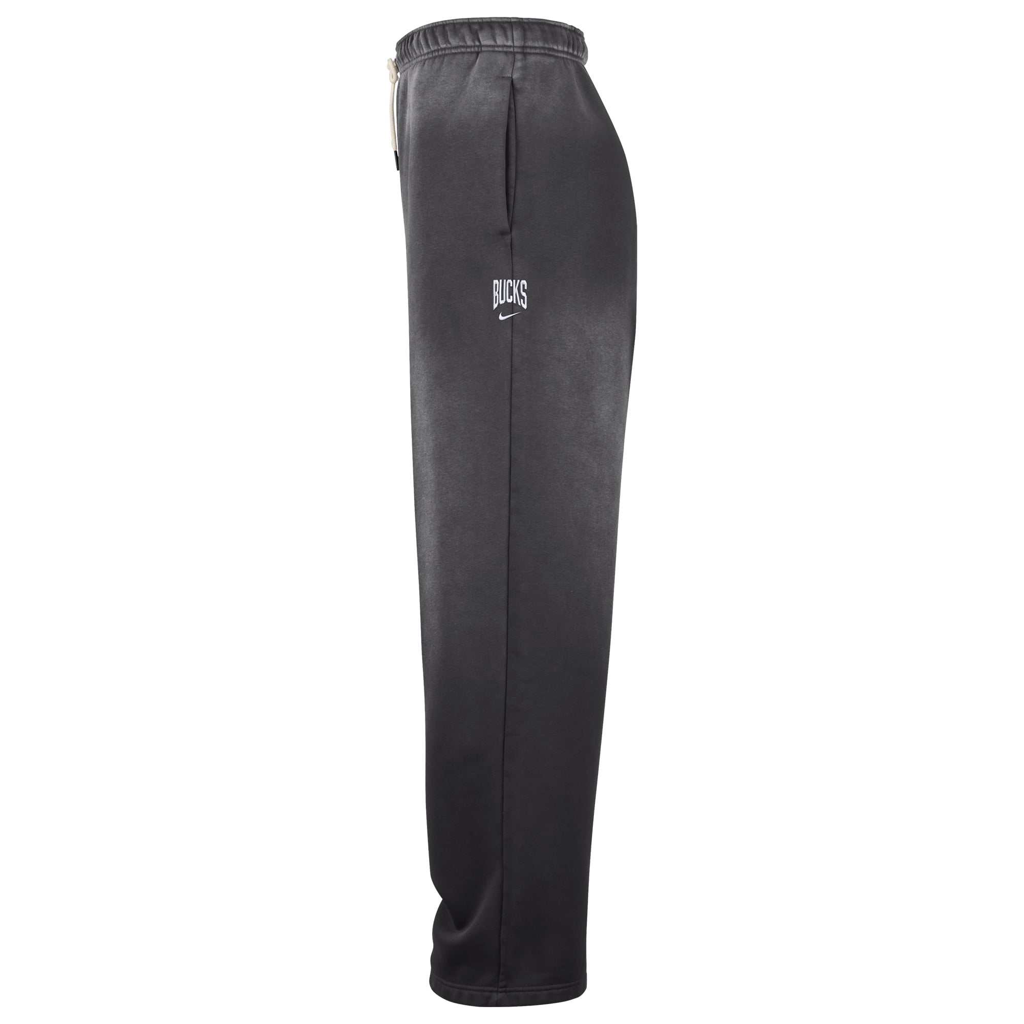 Pantalon de voyage en molleton lavé Nike pour homme, coloris anthracite, Milwaukee Bucks 2026 Standard Issue