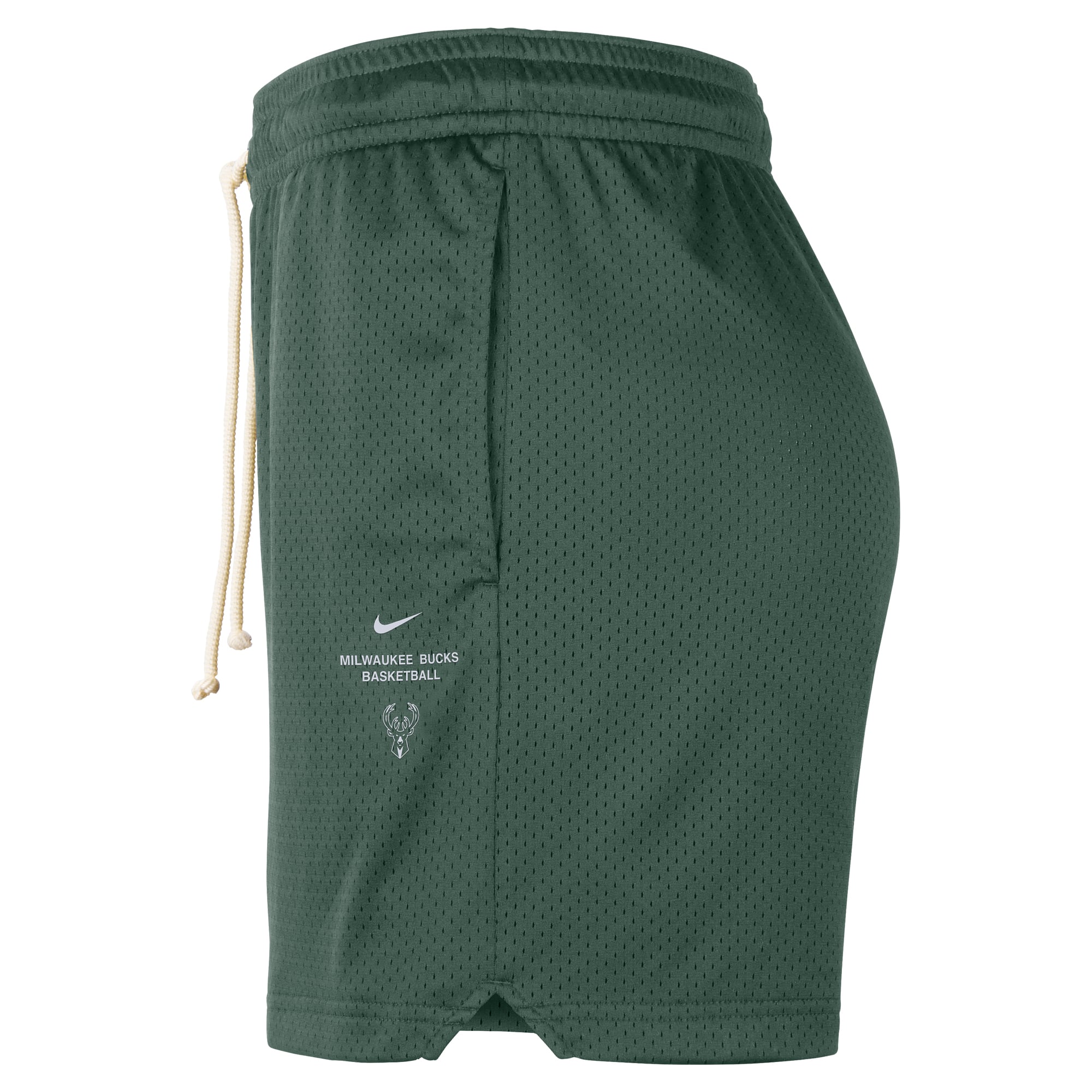 Short d'entraînement Nike Hunter Green Milwaukee Bucks 2026 Standard Issue pour homme