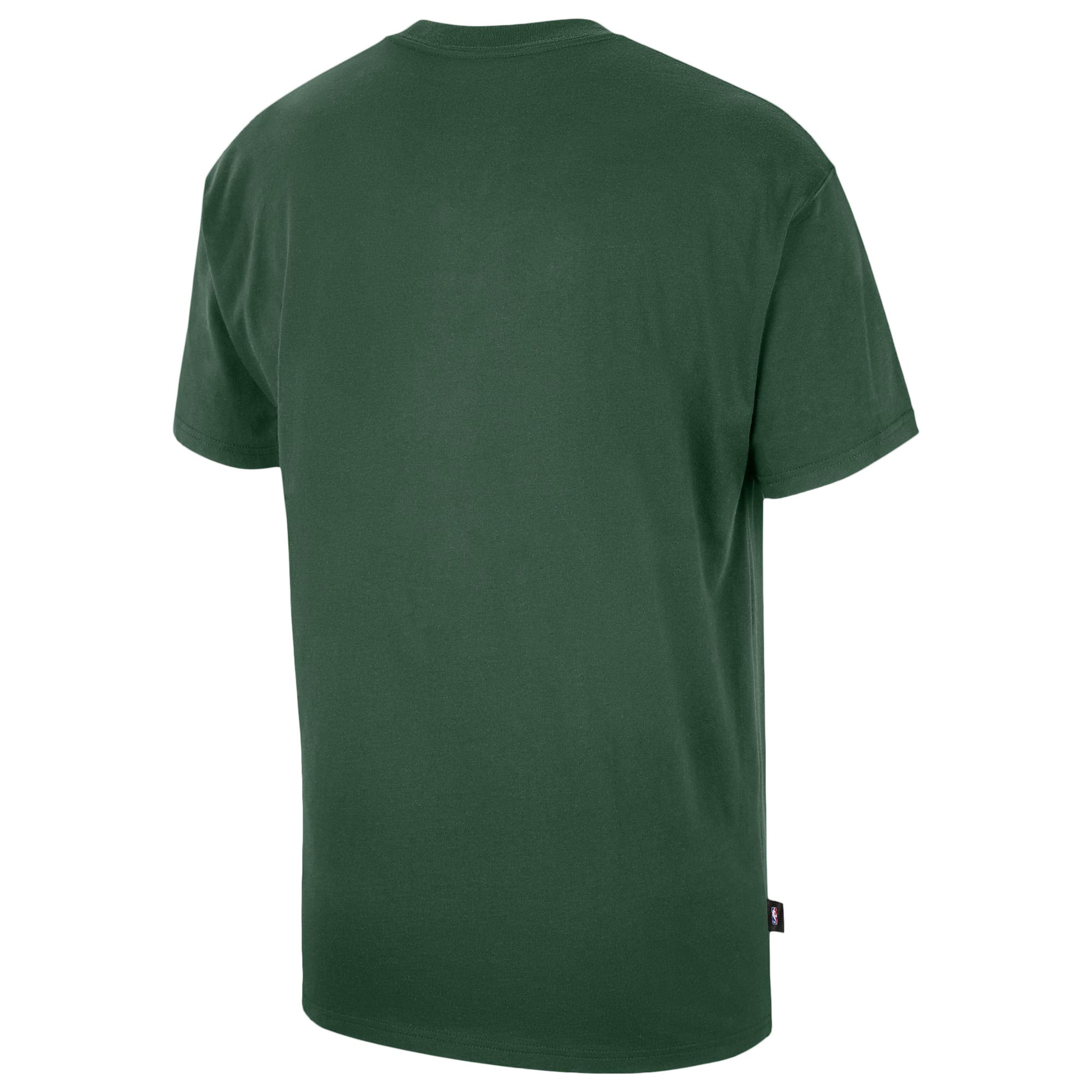 T-shirt d'entraînement Nike Hunter Green Milwaukee Bucks 2026 Standard Issue pour homme