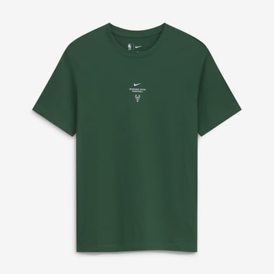 Milwaukee Bucks Nike 2026 Standard Issue Practice T-Shirt - Hunter Green