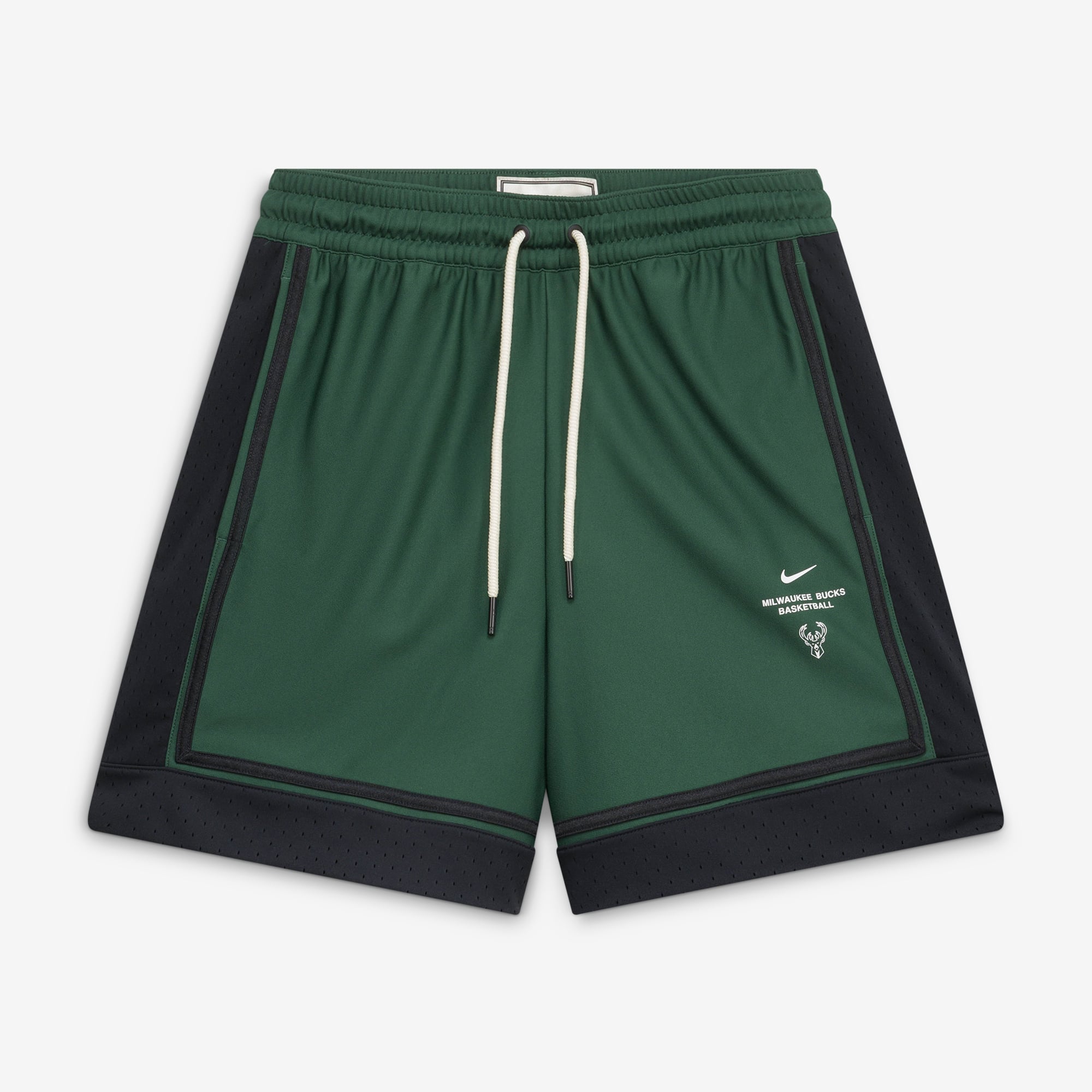 Short de match Nike vert chasseur Milwaukee Bucks 2026 Standard Issue pour homme