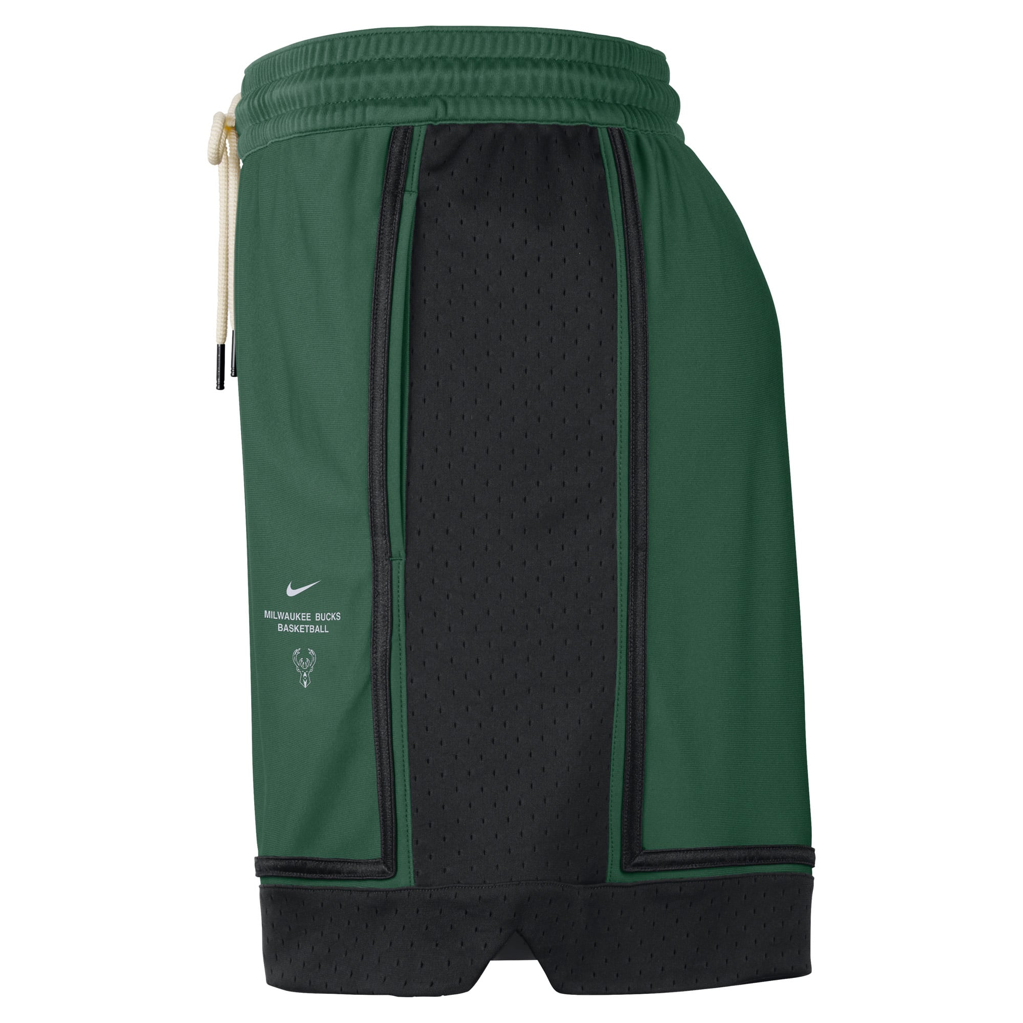 Short de match Nike vert chasseur Milwaukee Bucks 2026 Standard Issue pour homme