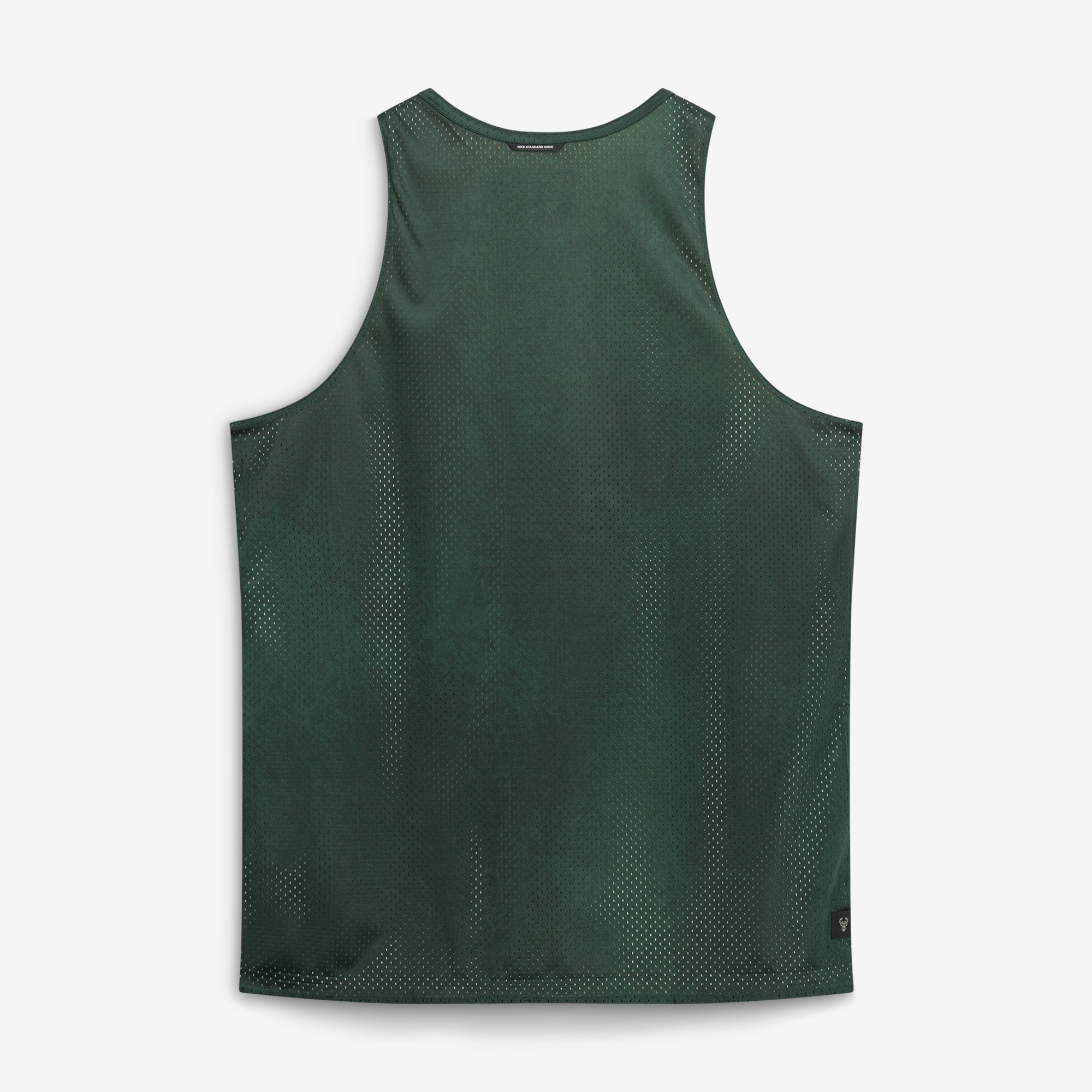 Maillot réversible Nike vert chasseur/crème Milwaukee Bucks 2026 Standard Issue Practice Icon Mesh pour homme