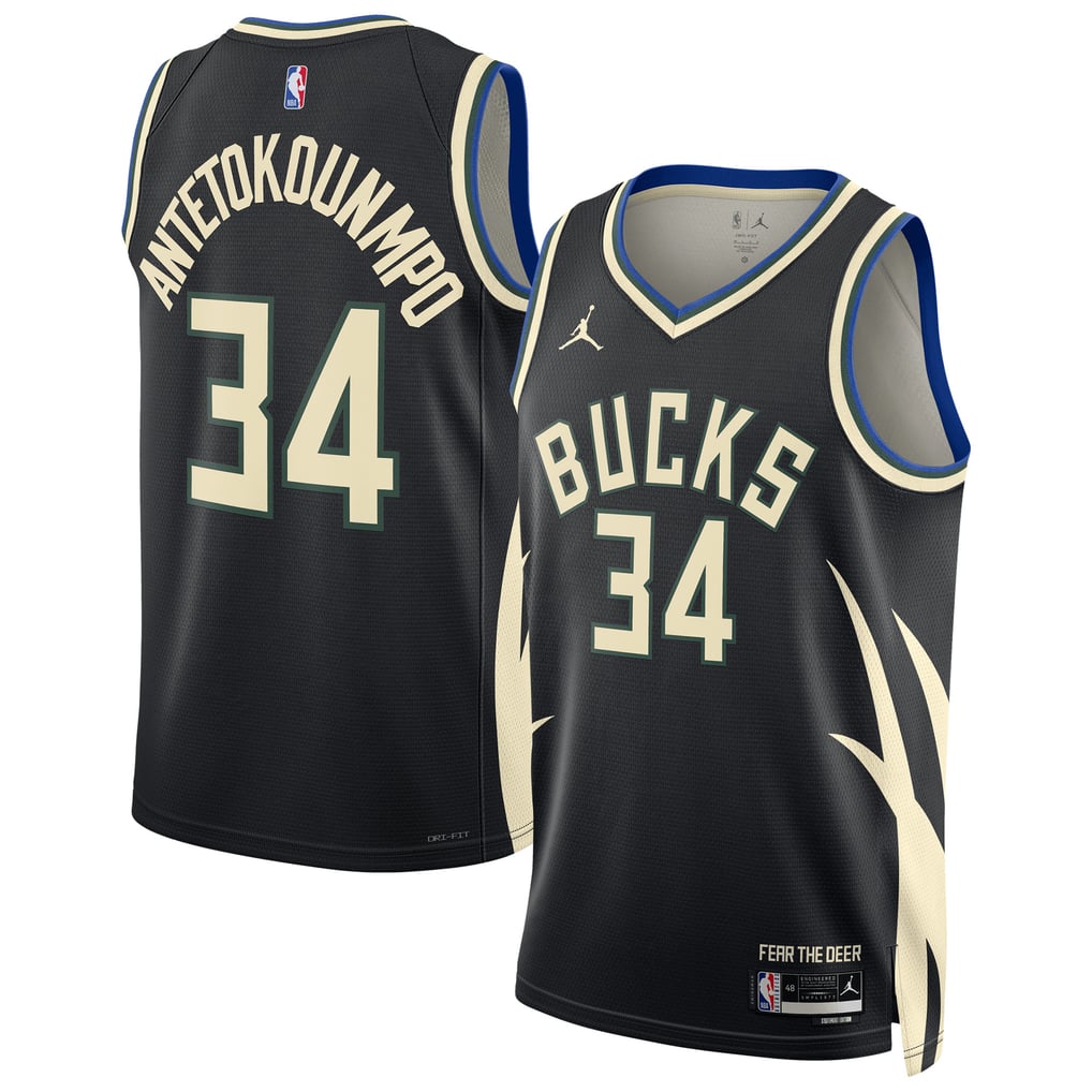 Milwaukee Bucks Giannis Antetokounmpo Nike Jordan Dri-FIT NBA 