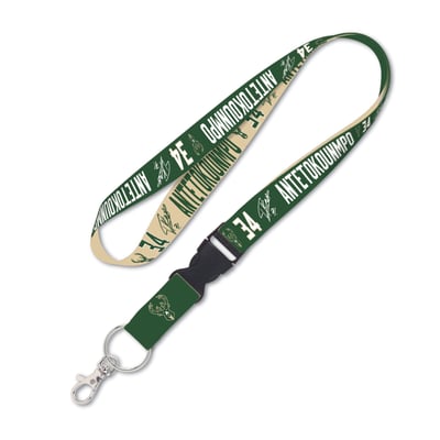 Milwaukee Bucks Lanyard with Detachable Buckle - Giannis Antetokounmpo