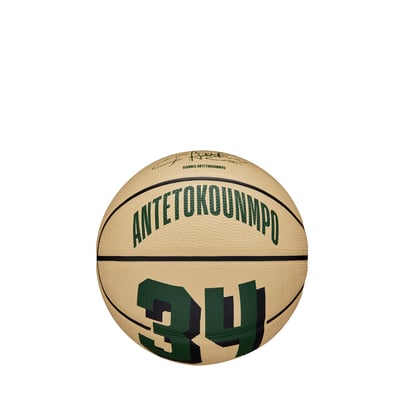 Milwaukee Bucks NBA Player Icon Mini Basketball - Giannis Antetokounmpo