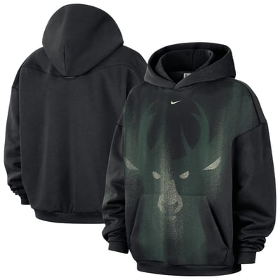 Milwaukee Bucks Nike 2026 Standard Issue Practice Icon Fleece Pullover Hoodie - Mens