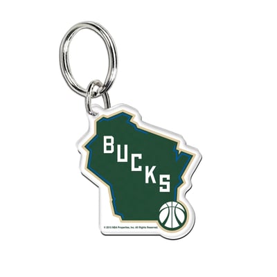 Milwaukee Bucks Team Keychain