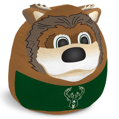 Milwaukee Bucks Pegasus Plushie Mascot Pillow with Features