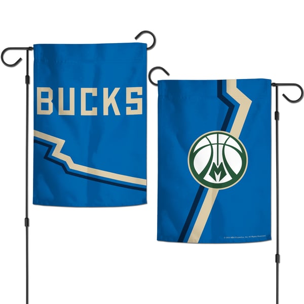 Bandiera Garden Milwaukee Bucks Doppia Faccia - NBA 31.8x45.7cm - Foto 9