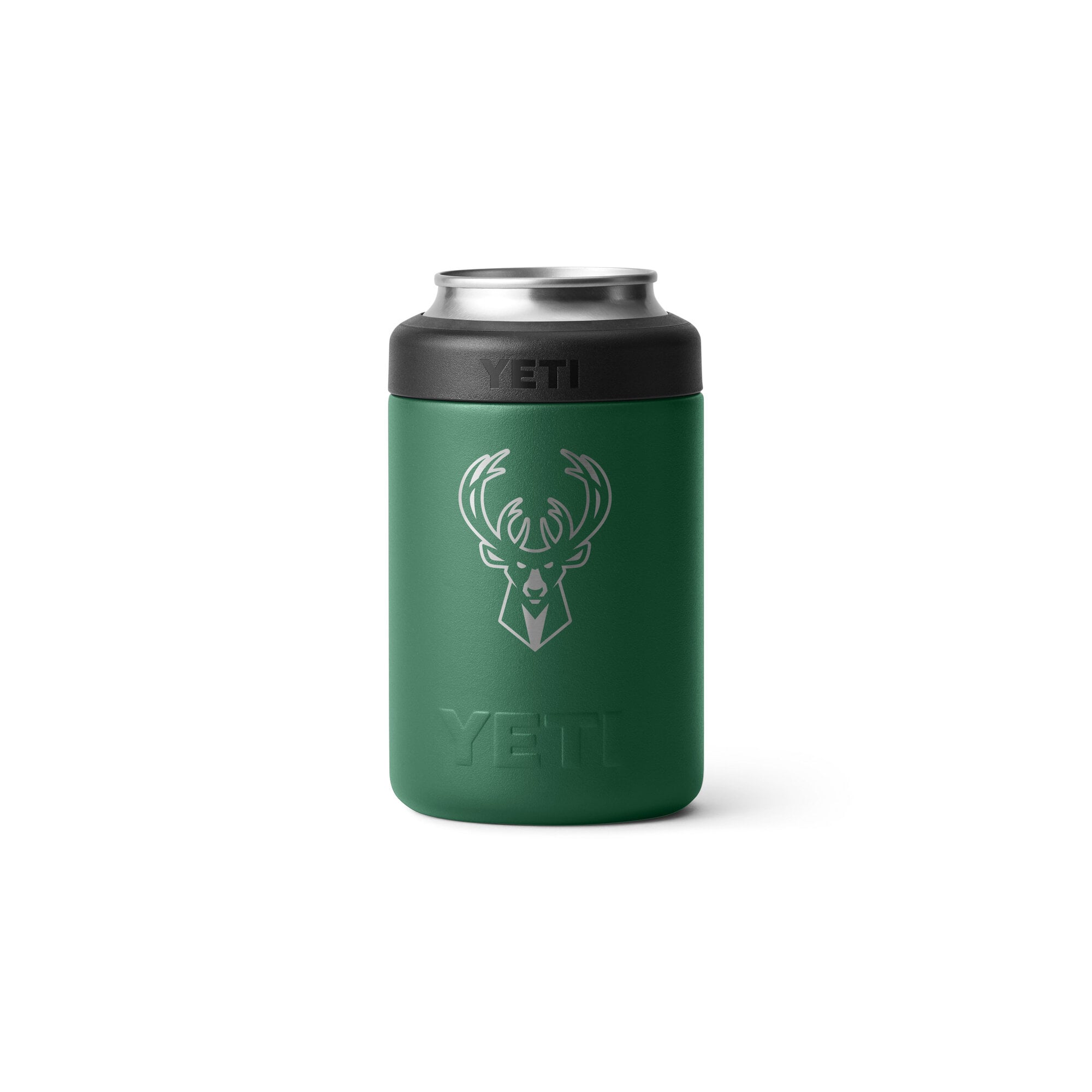 YETI White Milwaukee Bucks 12oz. Rambler Colster Can Cooler