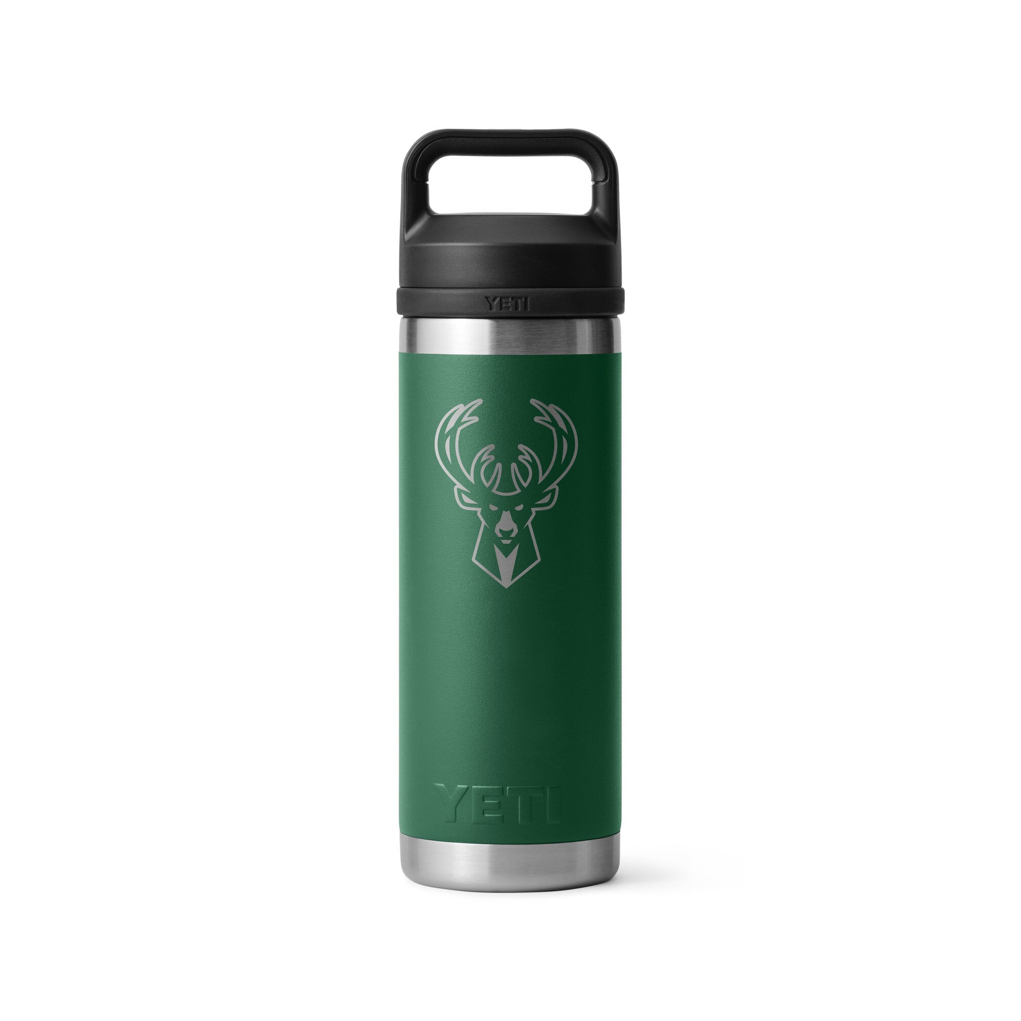 YETI White Milwaukee Bucks 18oz. Rambler Chug Water Bottle