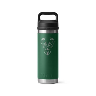 Milwaukee Bucks YETI 18oz. Rambler Chug Water Bottle