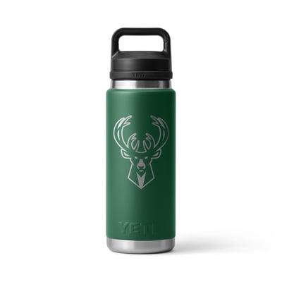 Milwaukee Bucks YETI 26oz. Rambler Chug Water Bottle