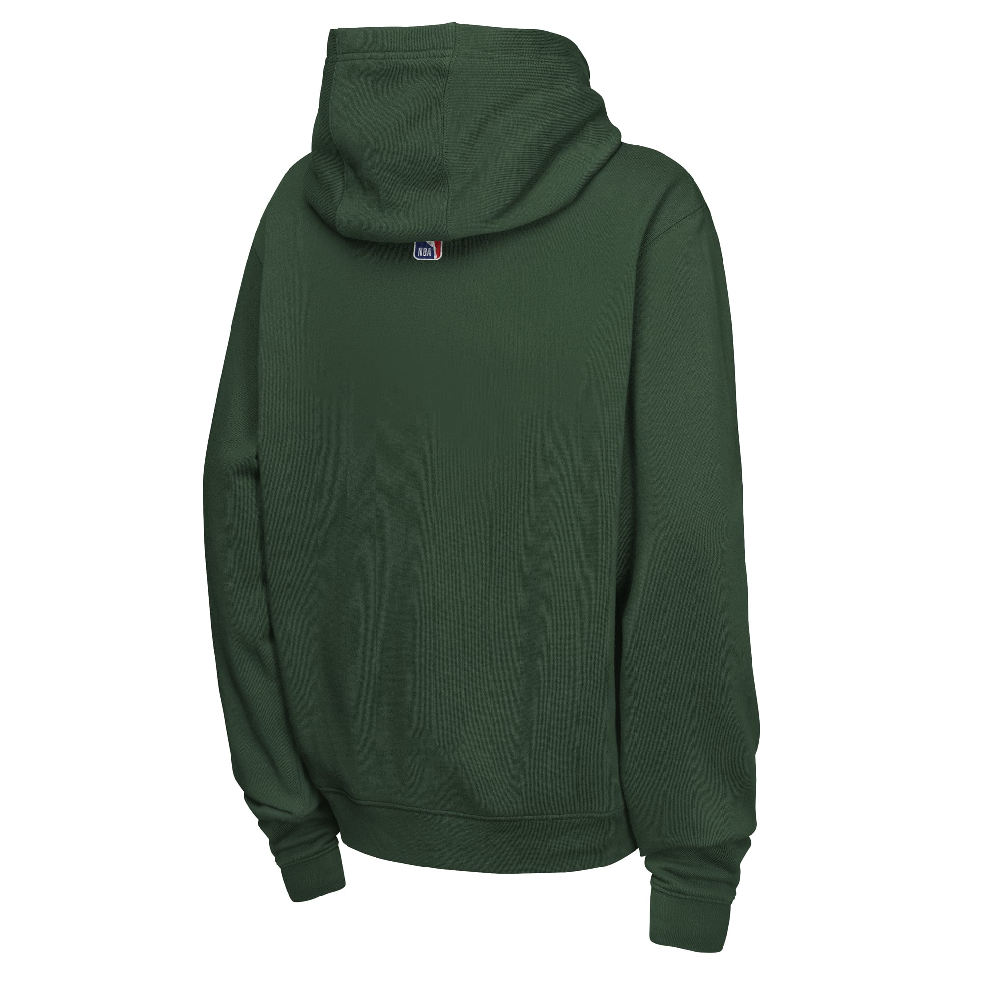Sweat à capuche Nike pour enfant, vert chasseur, Milwaukee Bucks, logo essentiel