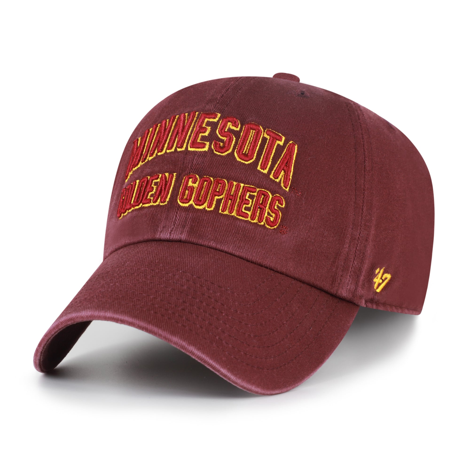 Men's '47 Maroon Minnesota Golden Gophers Vault Clean Up Adjustable Hat