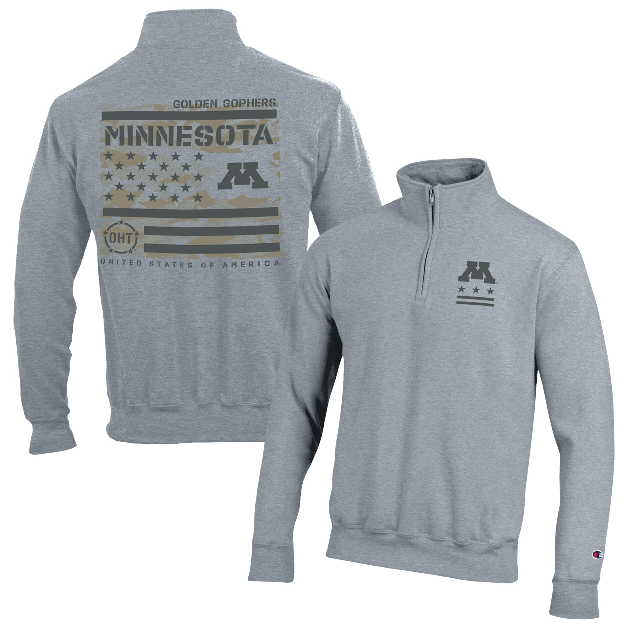 Men's Champion Heather Gray Minnesota Golden Gophers Operation Hat ...