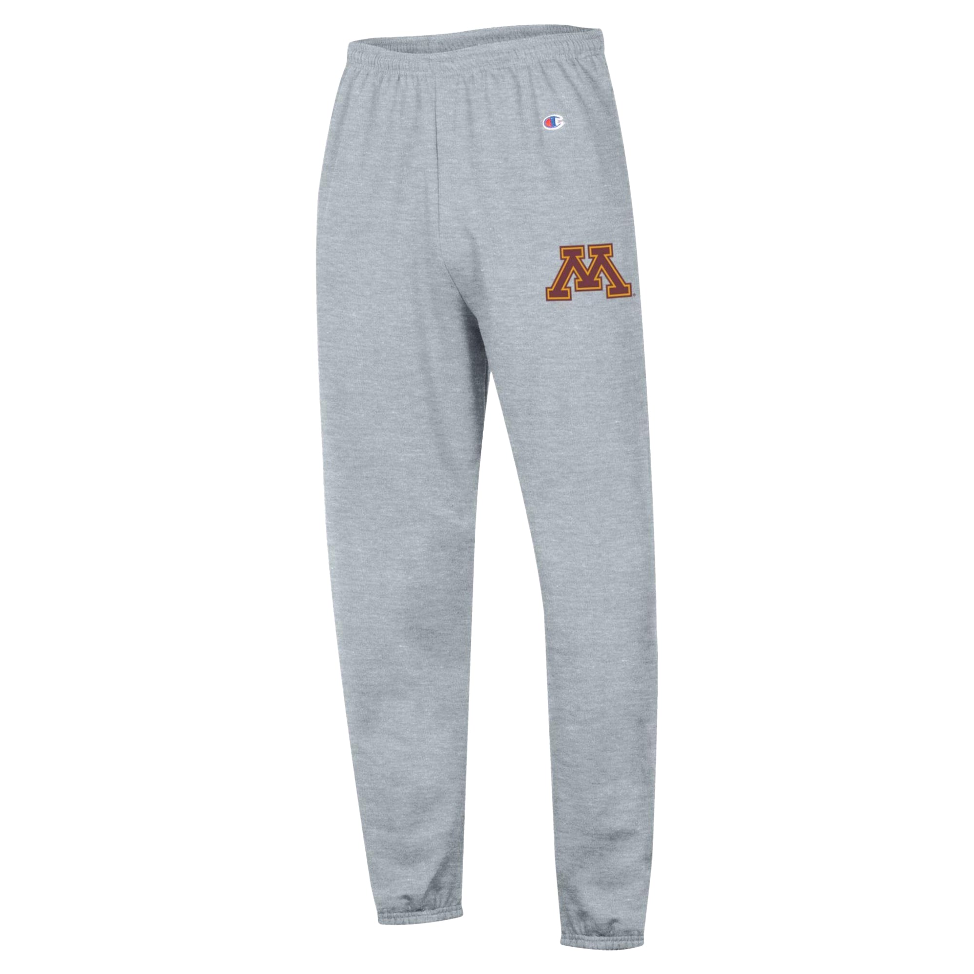 Men's Champion  Heather Gray Minnesota Golden Gophers Powerblend Banded Fleece Sweatpants