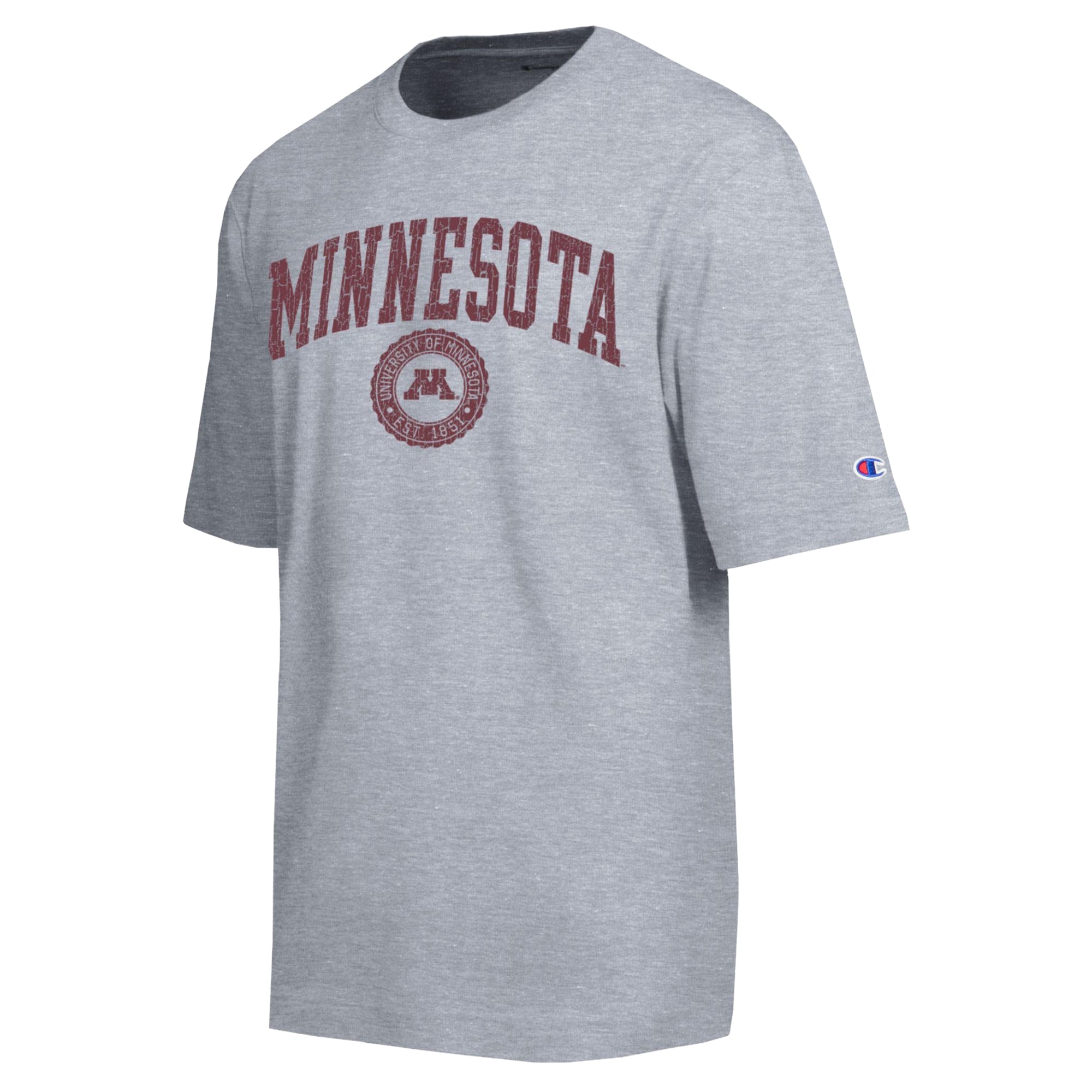 Men's Champion Heather Gray Minnesota Golden Gophers Scholar All-Star T-Shirt