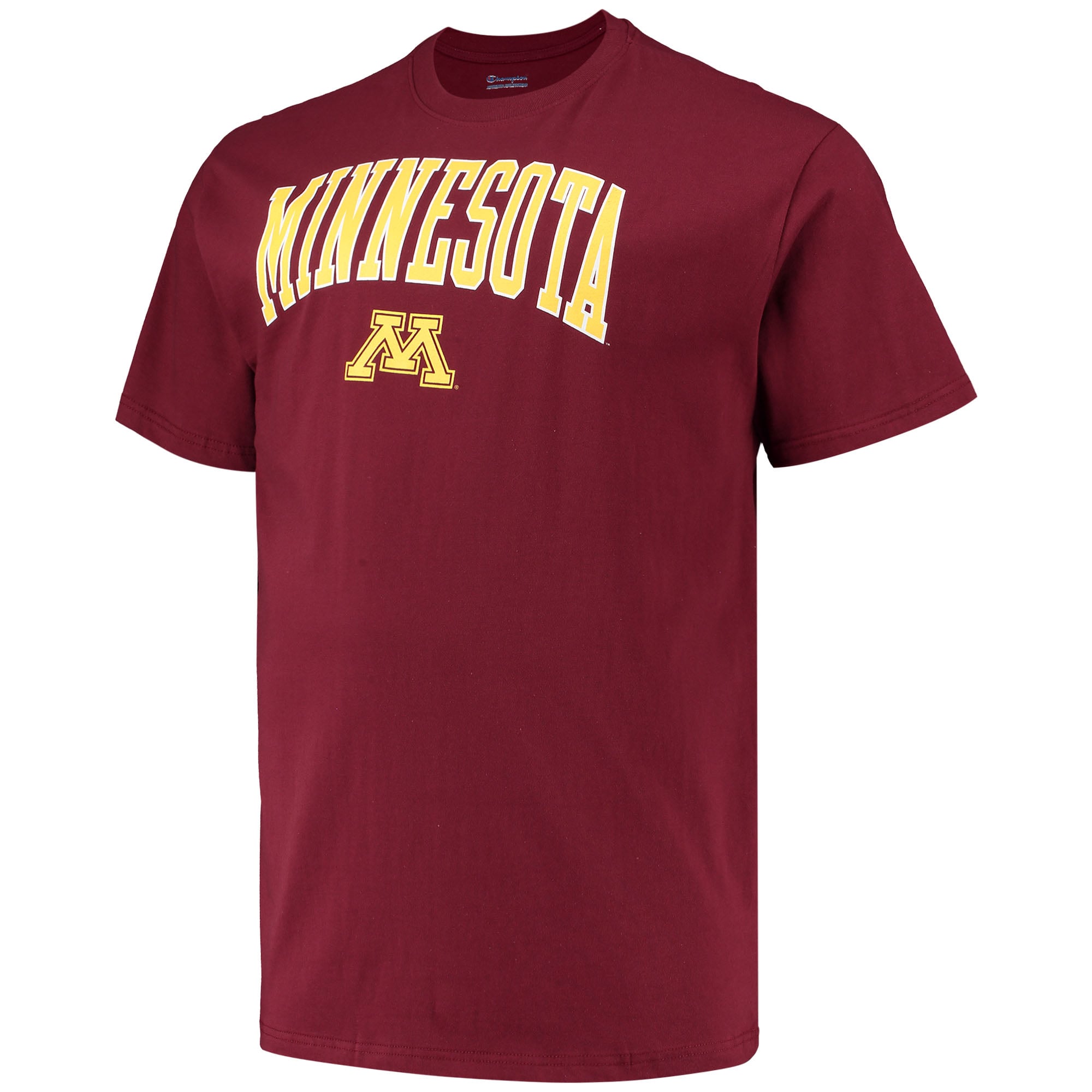 Men's Champion Maroon Minnesota Golden Gophers Big & Tall Arch Over Wordmark T-Shirt