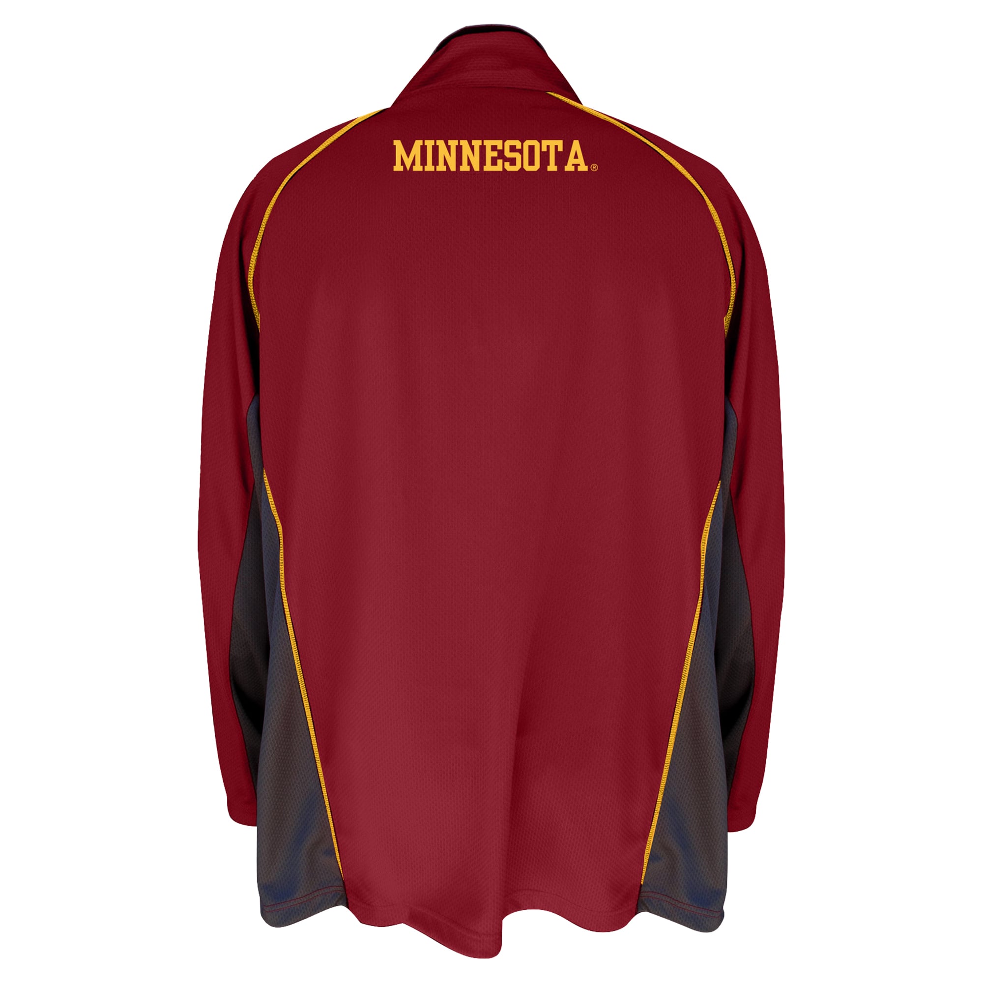 Veste raglan à quart de zip Fanatics bordeaux Minnesota Golden Gophers pour homme, grandes tailles