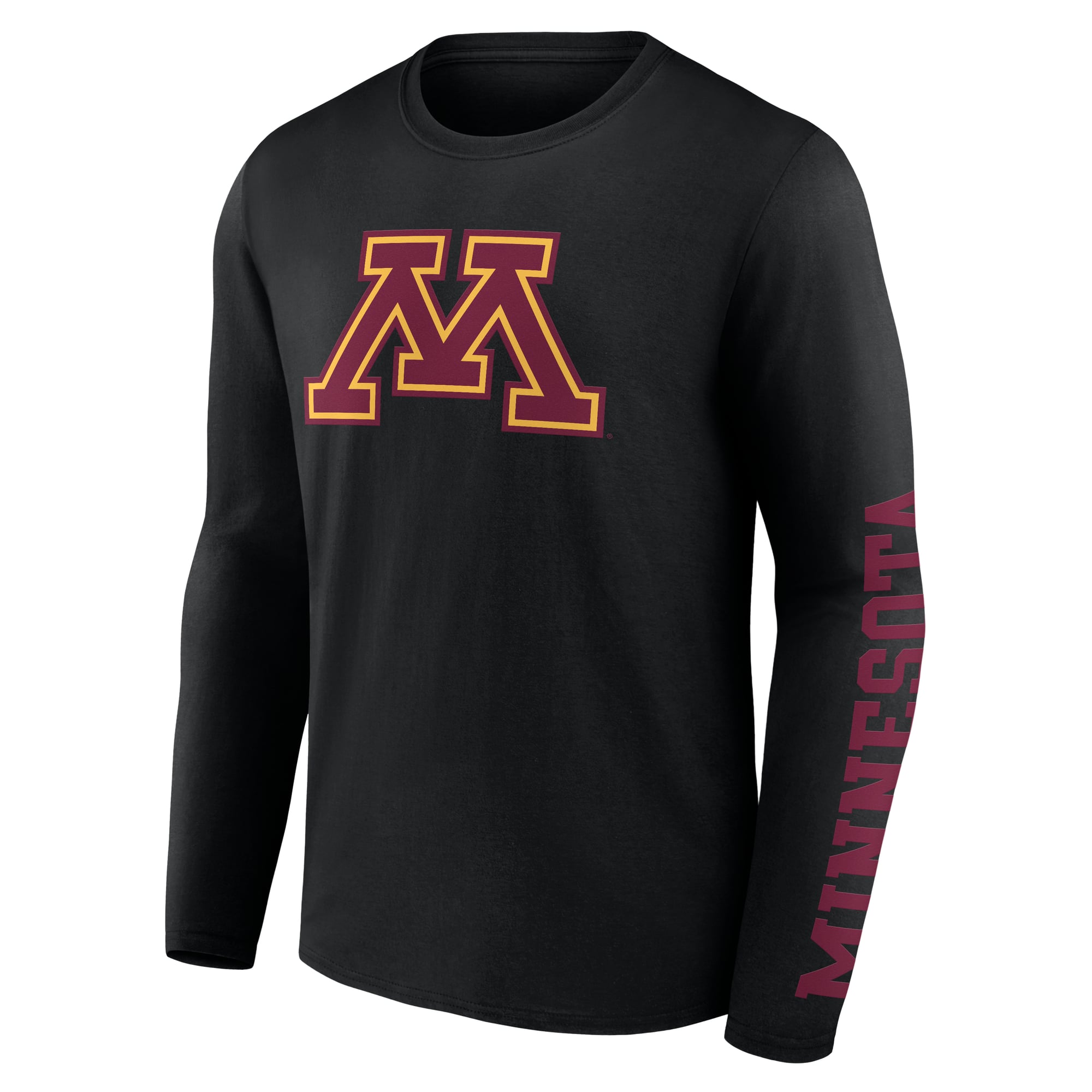 Men's Logo Athletic Heather Gray Minnesota Golden Gophers Primary Long Sleeve T-Shirt