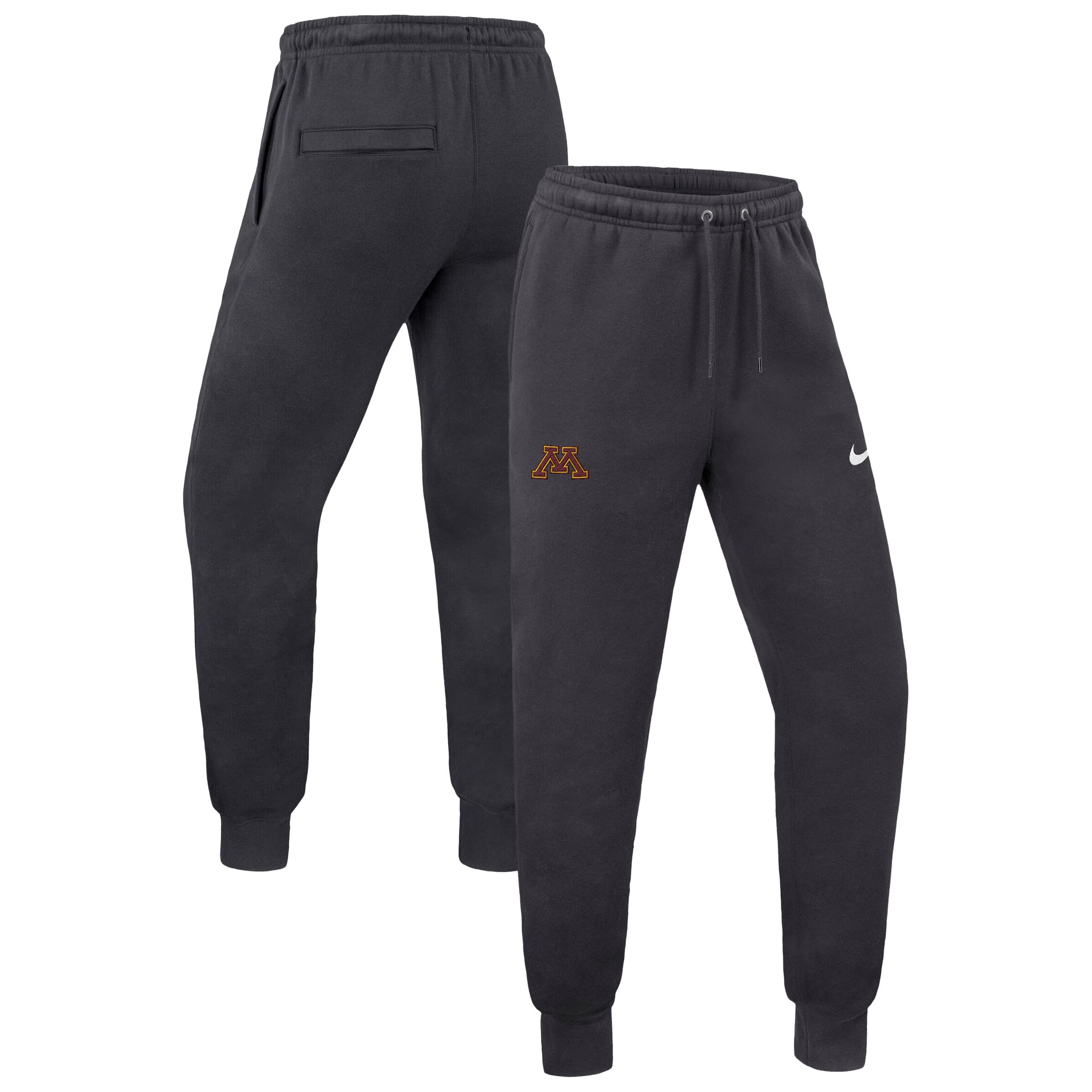 Pantalon de jogging en polaire Nike anthracite Minnesota Golden Gophers Club pour homme
