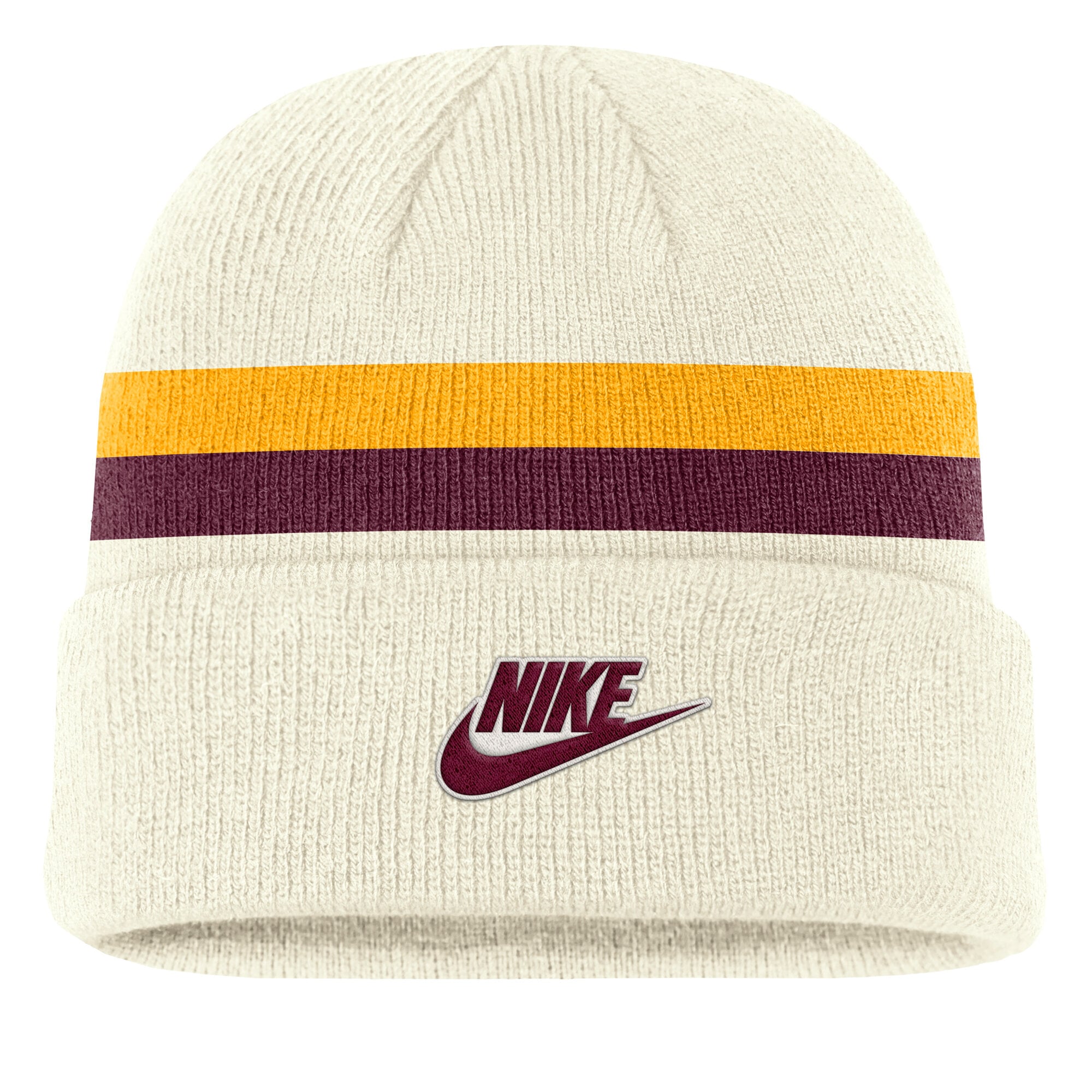 Men's Nike Cream Minnesota Golden Gophers Legacy Lettered Cuffed Knit Hat