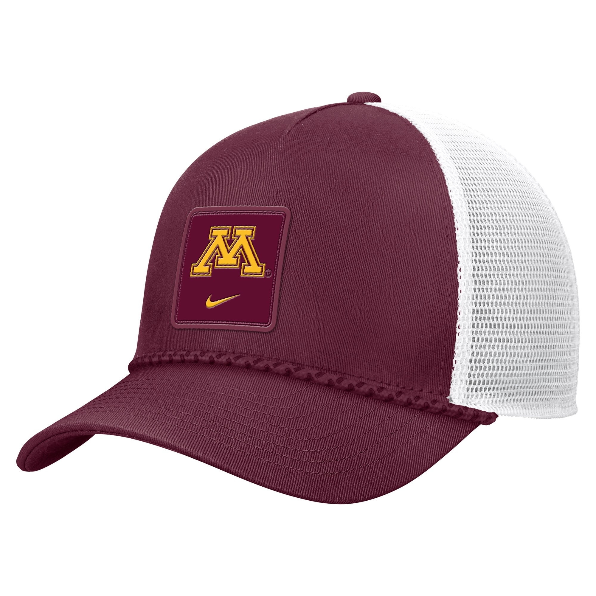 Men's Nike Maroon Minnesota Golden Gophers 2026 On-Field Rope Adjustable Trucker Hat