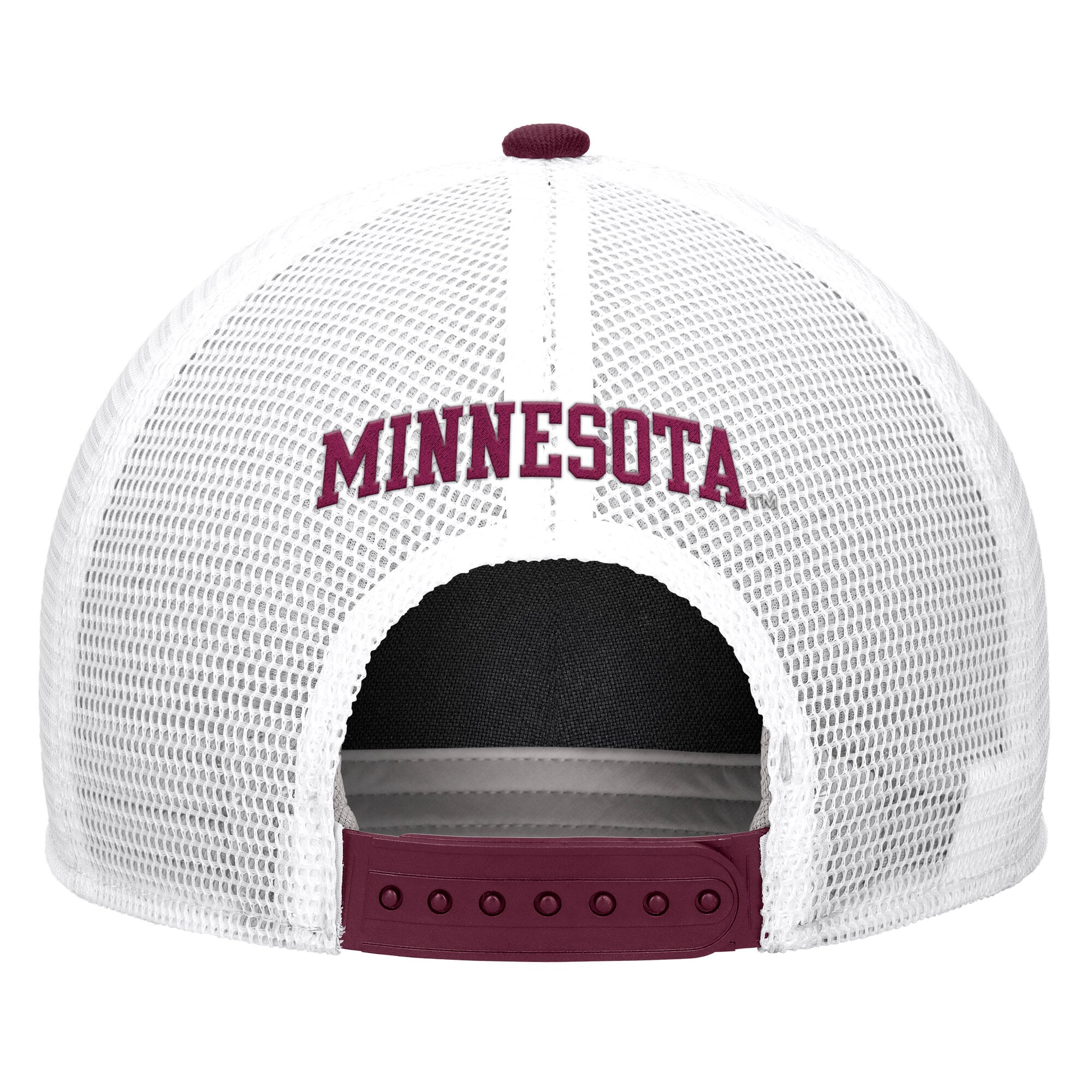 Men's Nike Maroon Minnesota Golden Gophers 2026 On-Field Rope Adjustable Trucker Hat