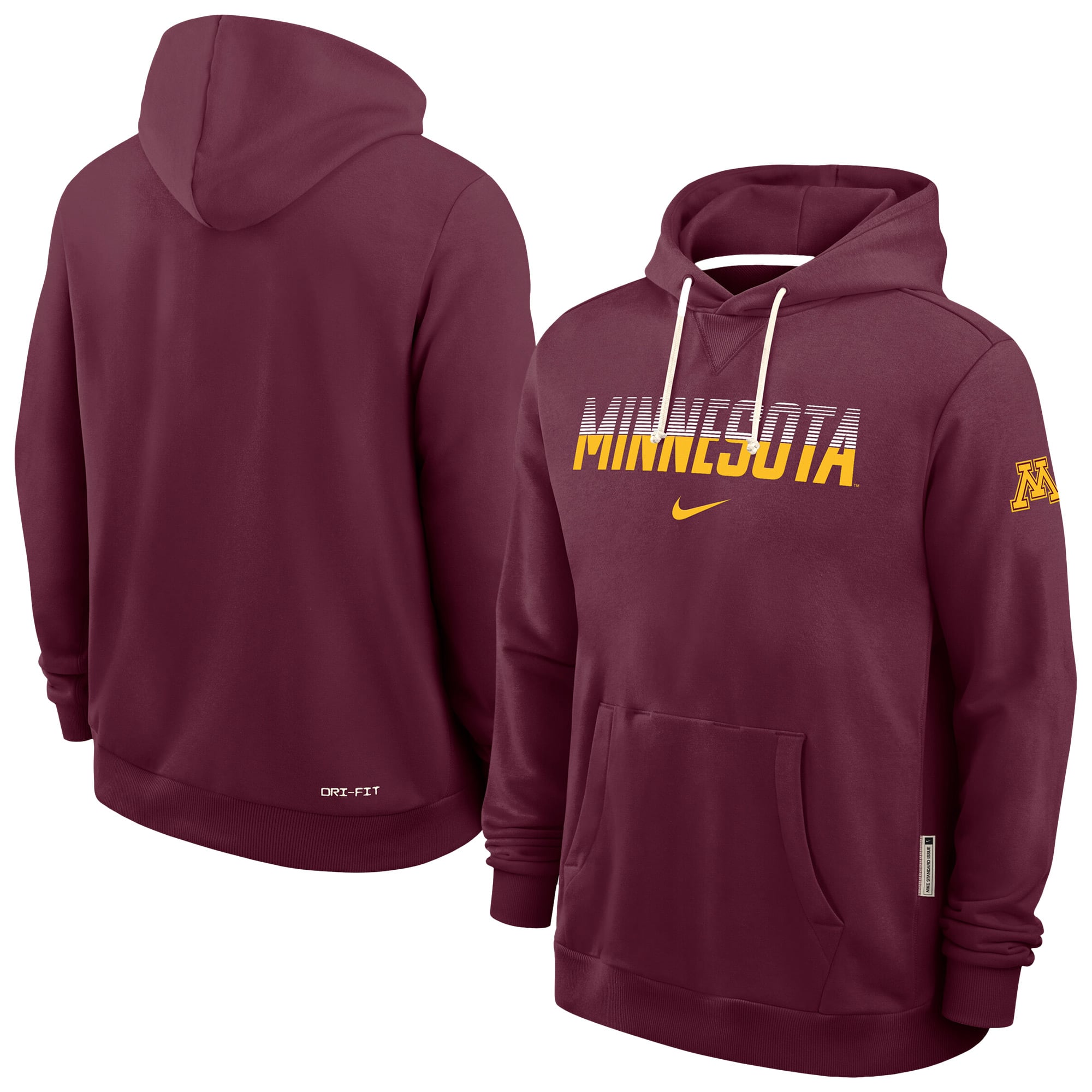 Sweat à capuche Nike Dri-FIT bordeaux Minnesota Golden Gophers 2026 pour homme