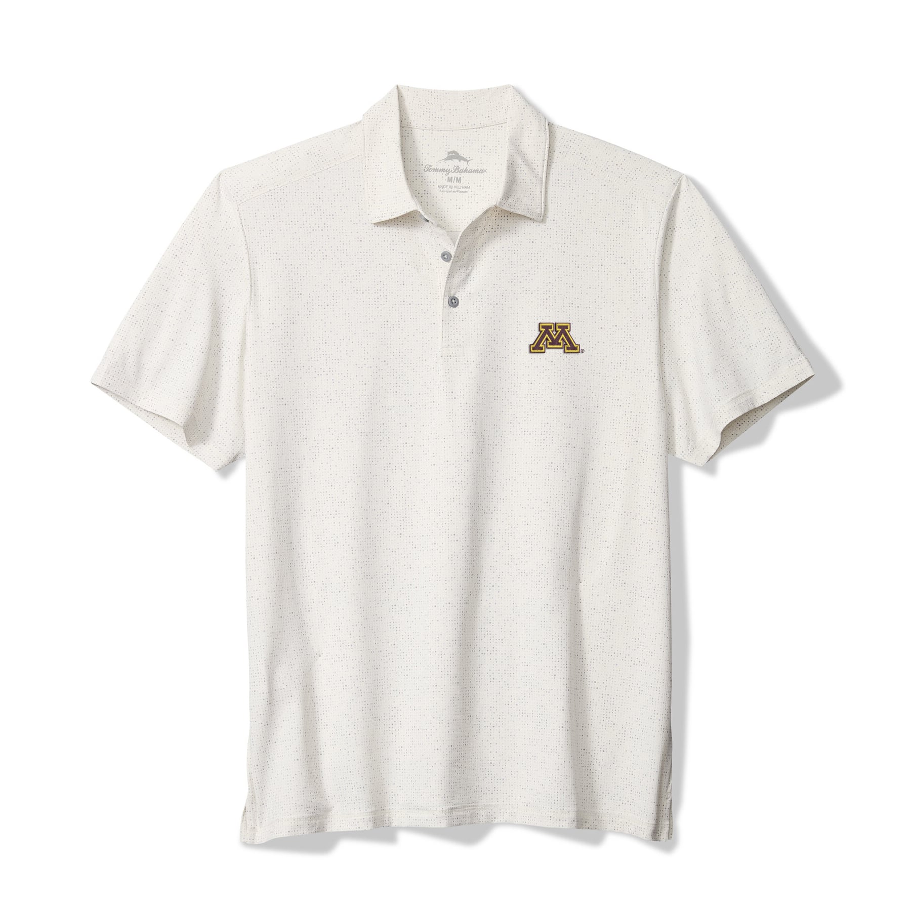 Men's Tommy Bahama White Minnesota Golden Gophers Palm Dunes IslandZone Polo