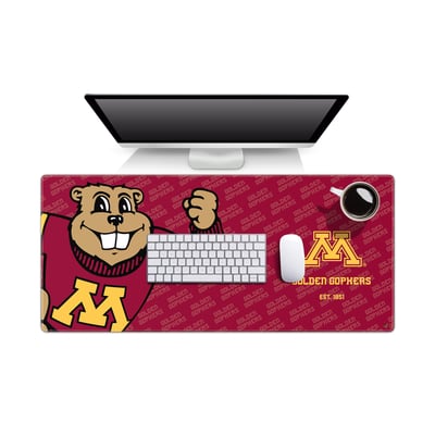 Minnesota Golden Gophers 15.7" x 35.4" Logo Series Desk Pad