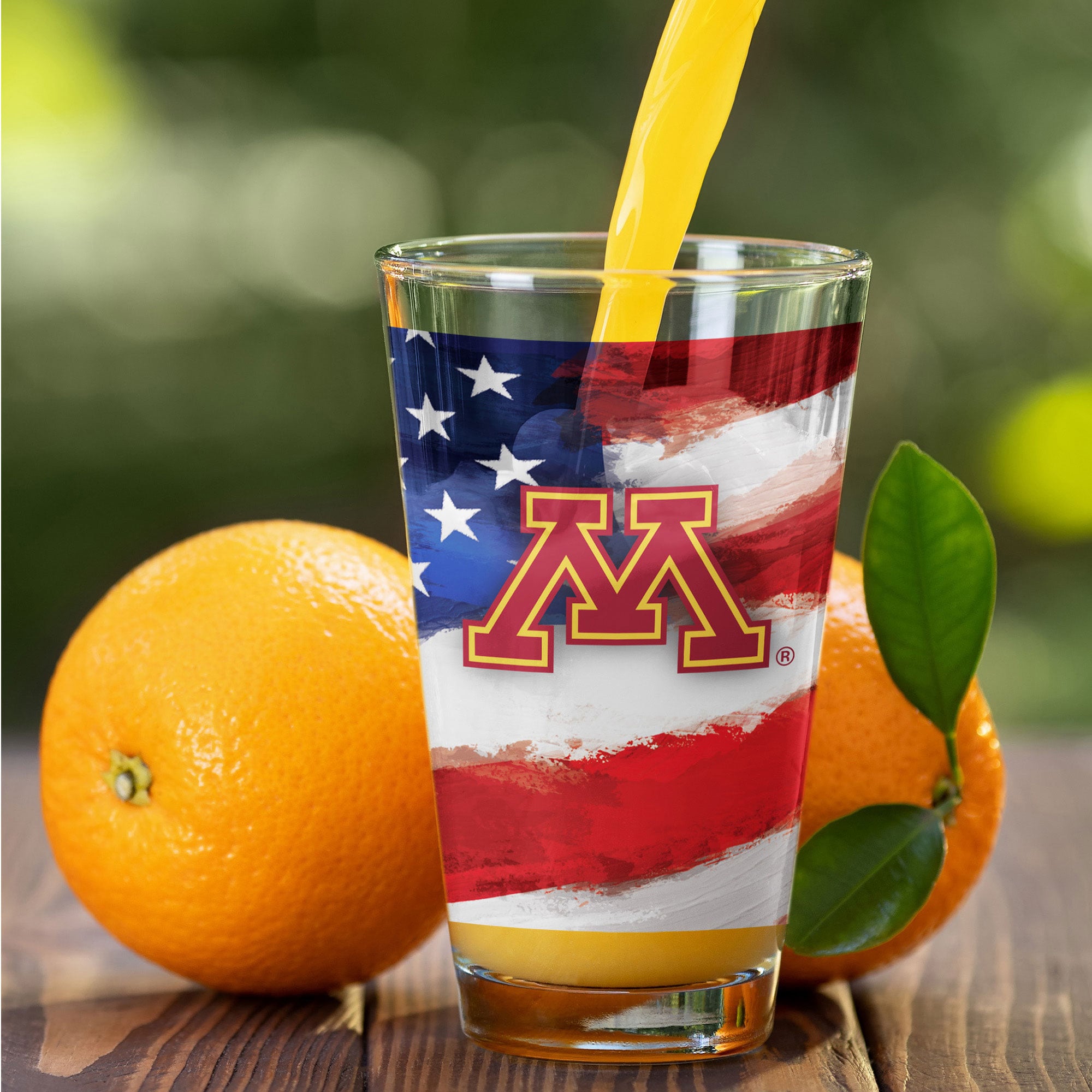 Minnesota Golden Gophers Two-Pack 16oz. Americana Pint Glass Set