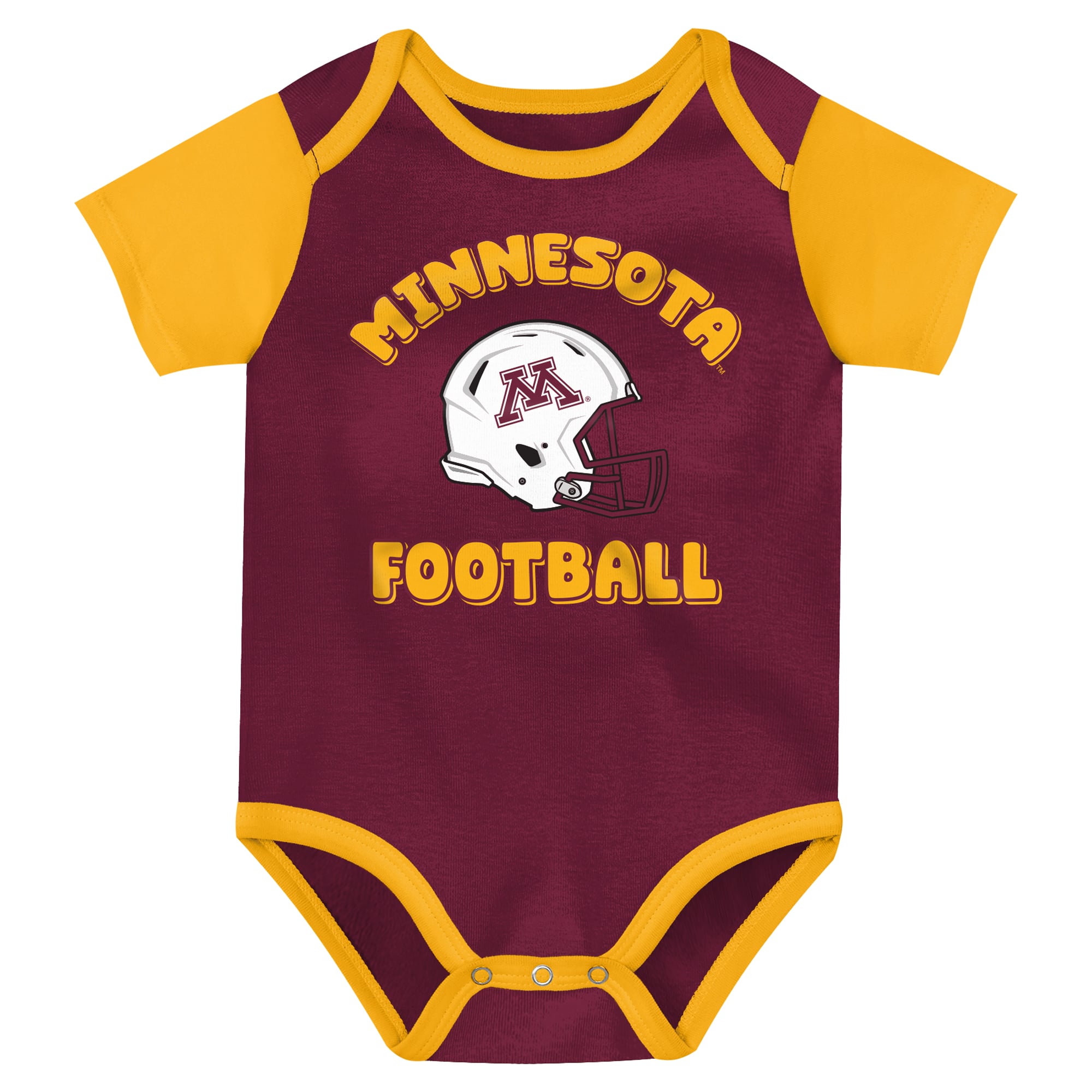Newborn Outerstuff Red Minnesota Golden Gophers Star Player Three-Piece Bodysuit Set