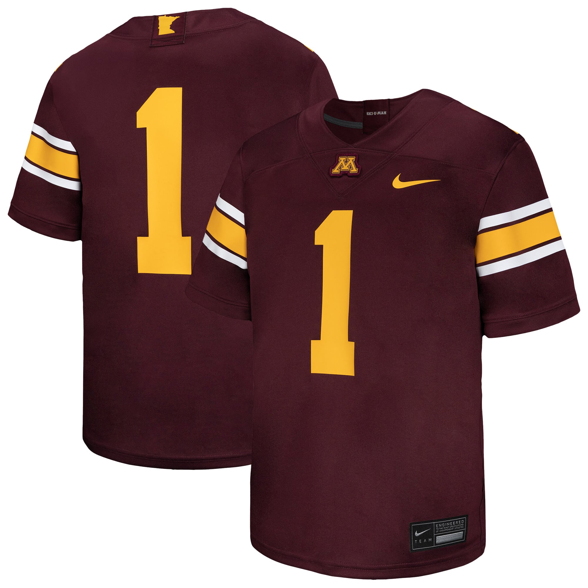 Toddler Nike  Maroon Minnesota Golden Gophers Replica Football Jersey