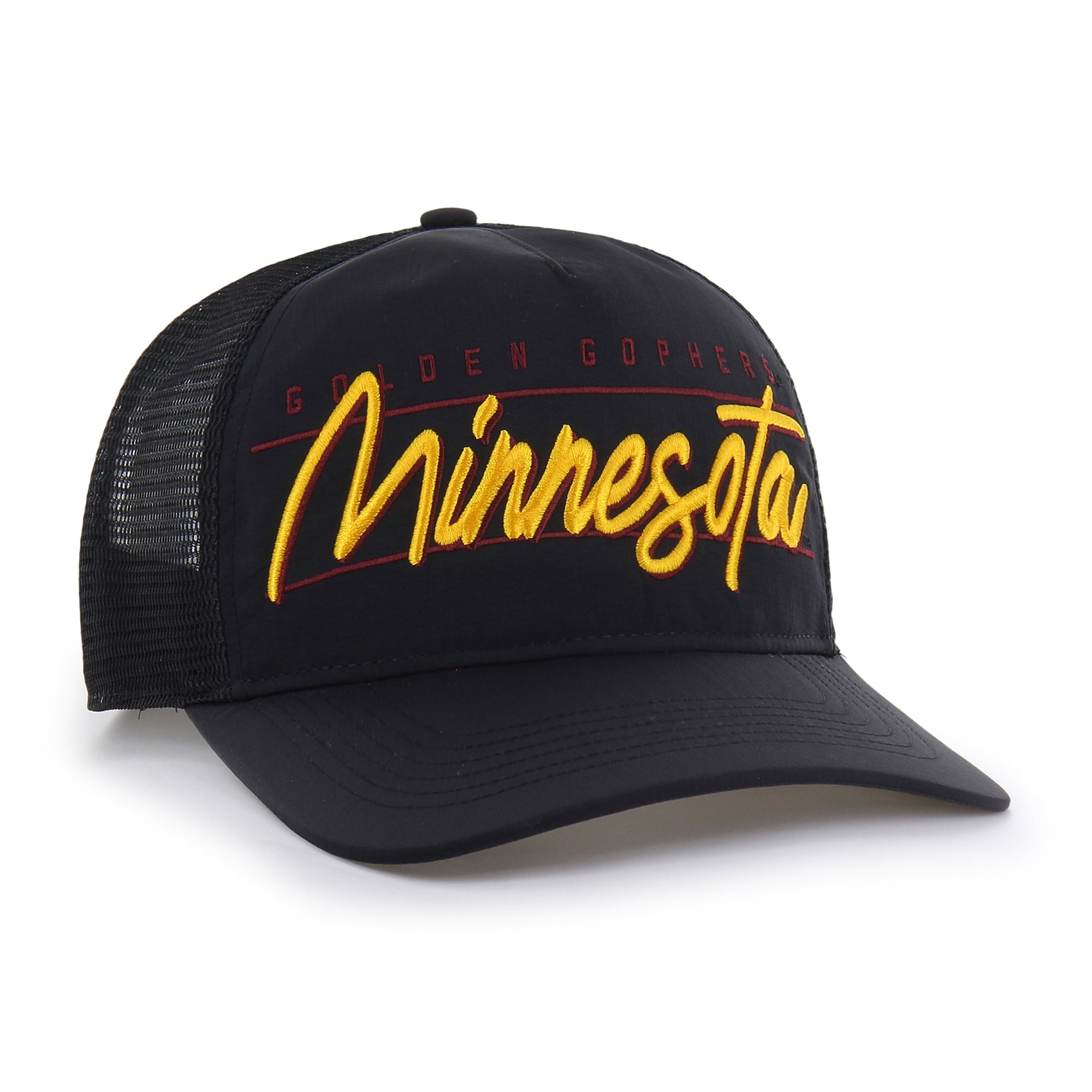 Casquette unisexe '47 Black Minnesota Golden Gophers brrr° Condor Mesh Hitch ajustable