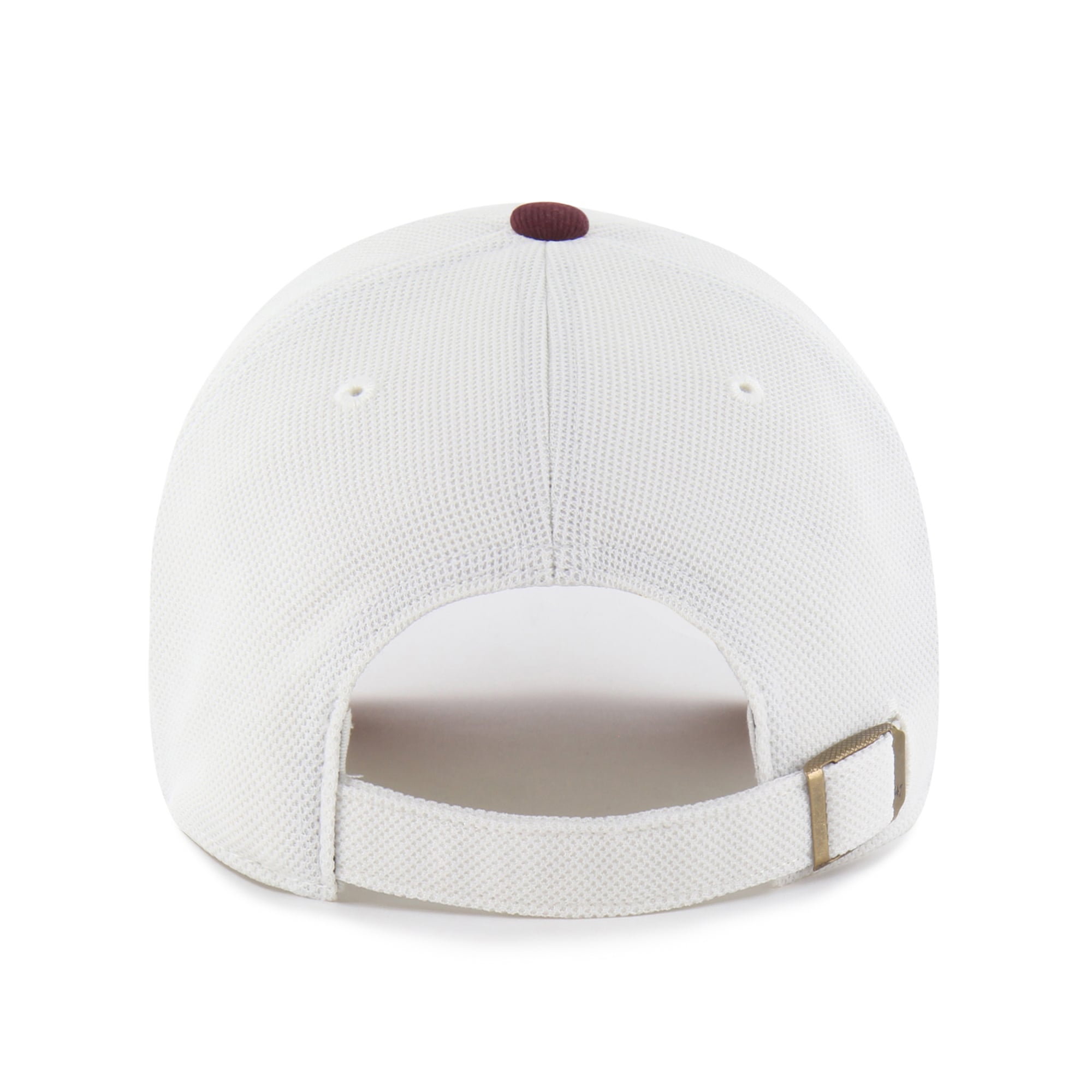 Unisex '47 White/Maroon Minnesota Golden Gophers Pique Patch Clean Up Adjustable Hat