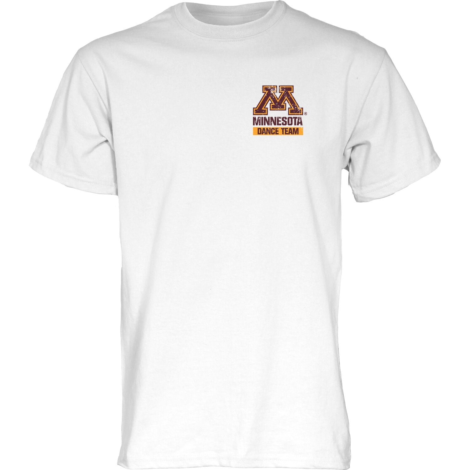 Unisex Blue 84  White Minnesota Golden Gophers Dance Team T-Shirt