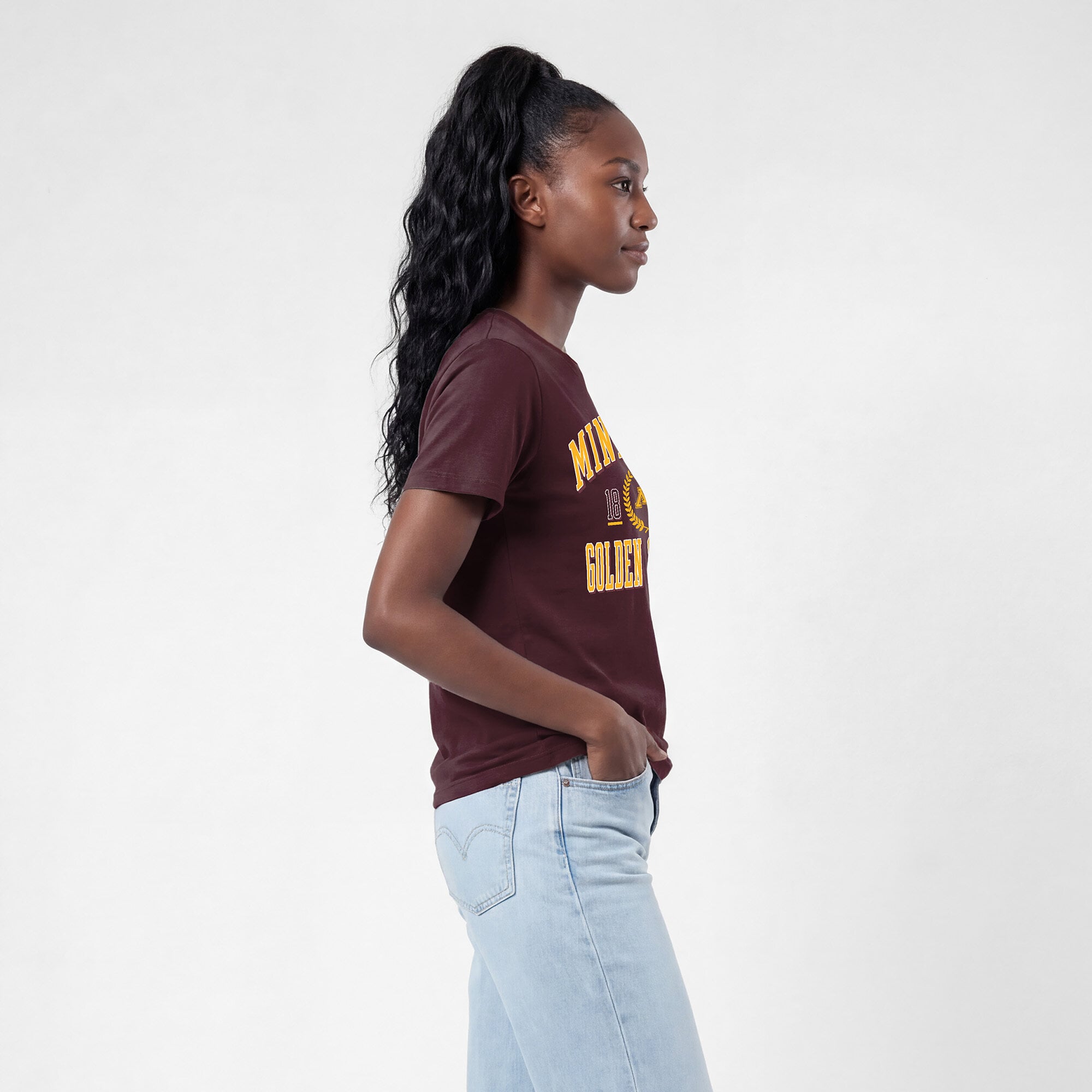 Women's Champion Maroon Minnesota Golden Gophers Lifestyle T-Shirt