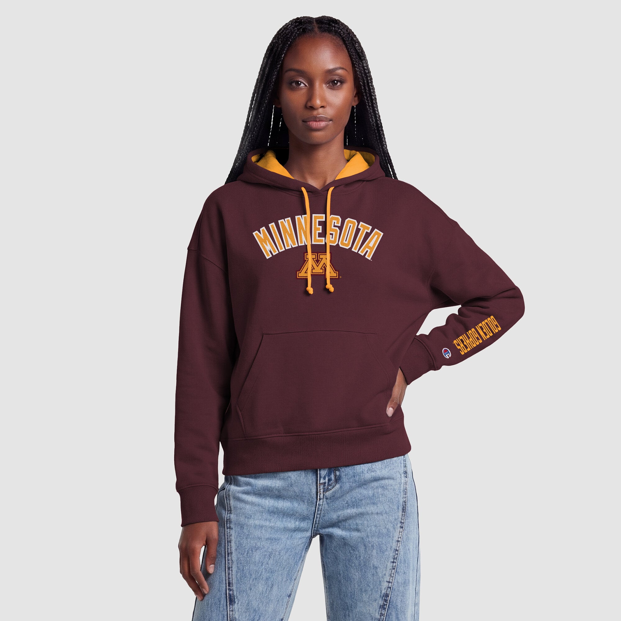 Sweat à capuche bordeaux des Golden Gophers du Minnesota, championnes pour femmes