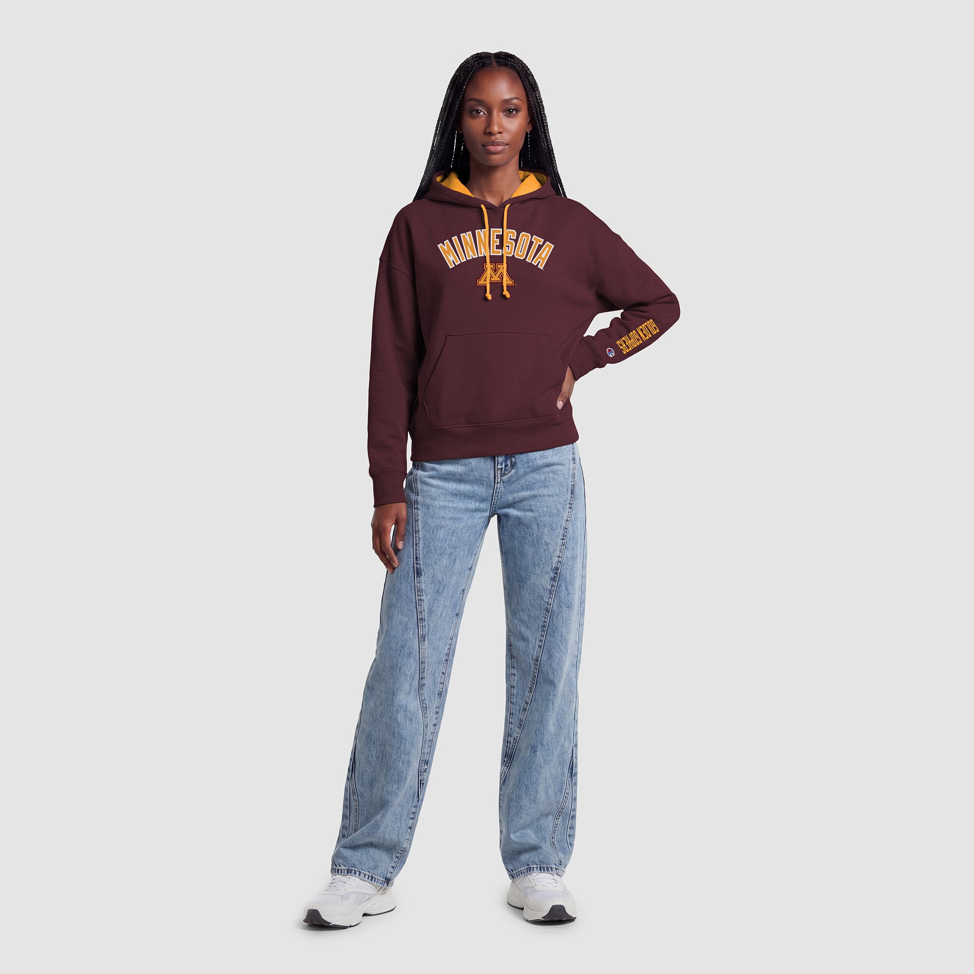 Sweat à capuche bordeaux des Golden Gophers du Minnesota, championnes pour femmes