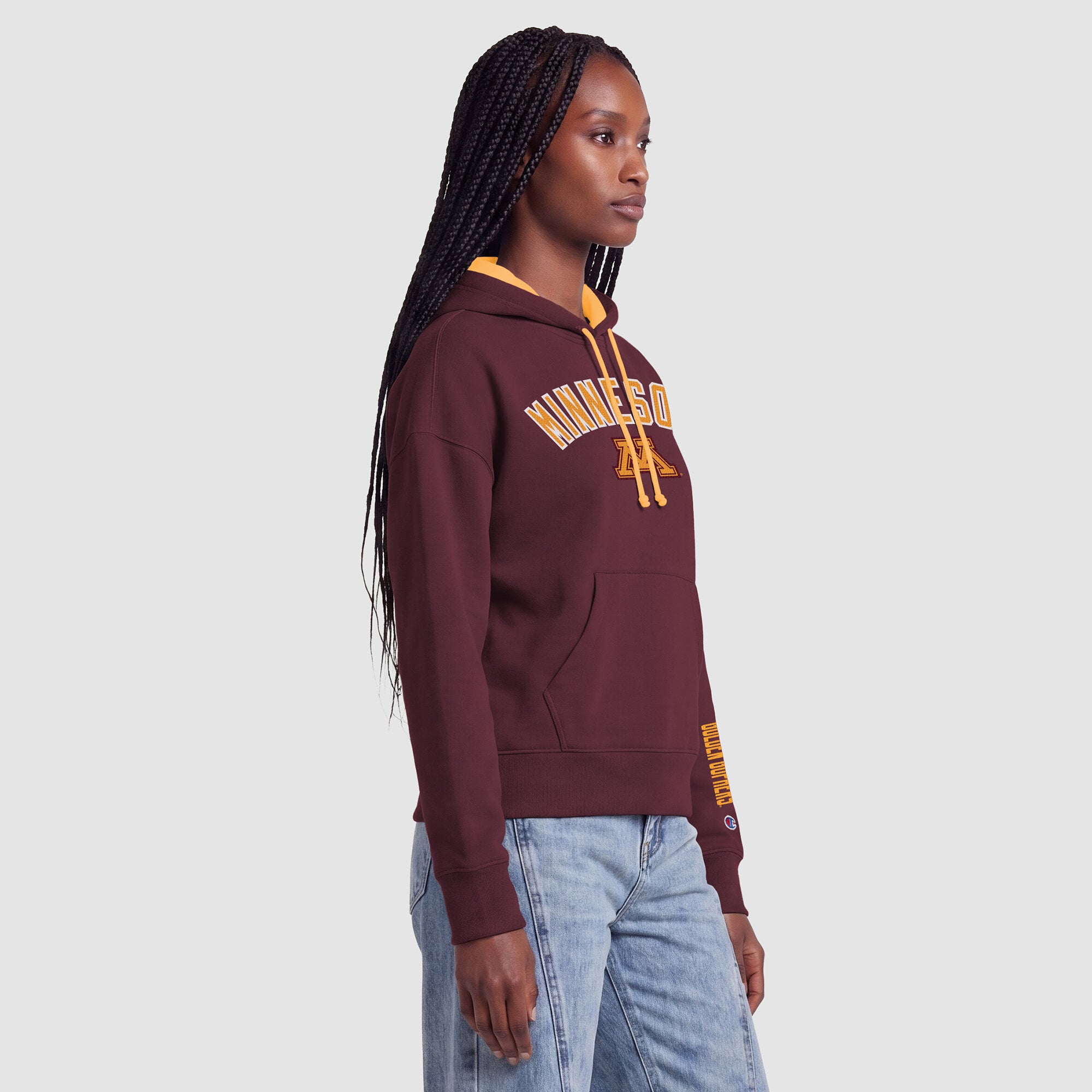 Sweat à capuche bordeaux des Golden Gophers du Minnesota, championnes pour femmes