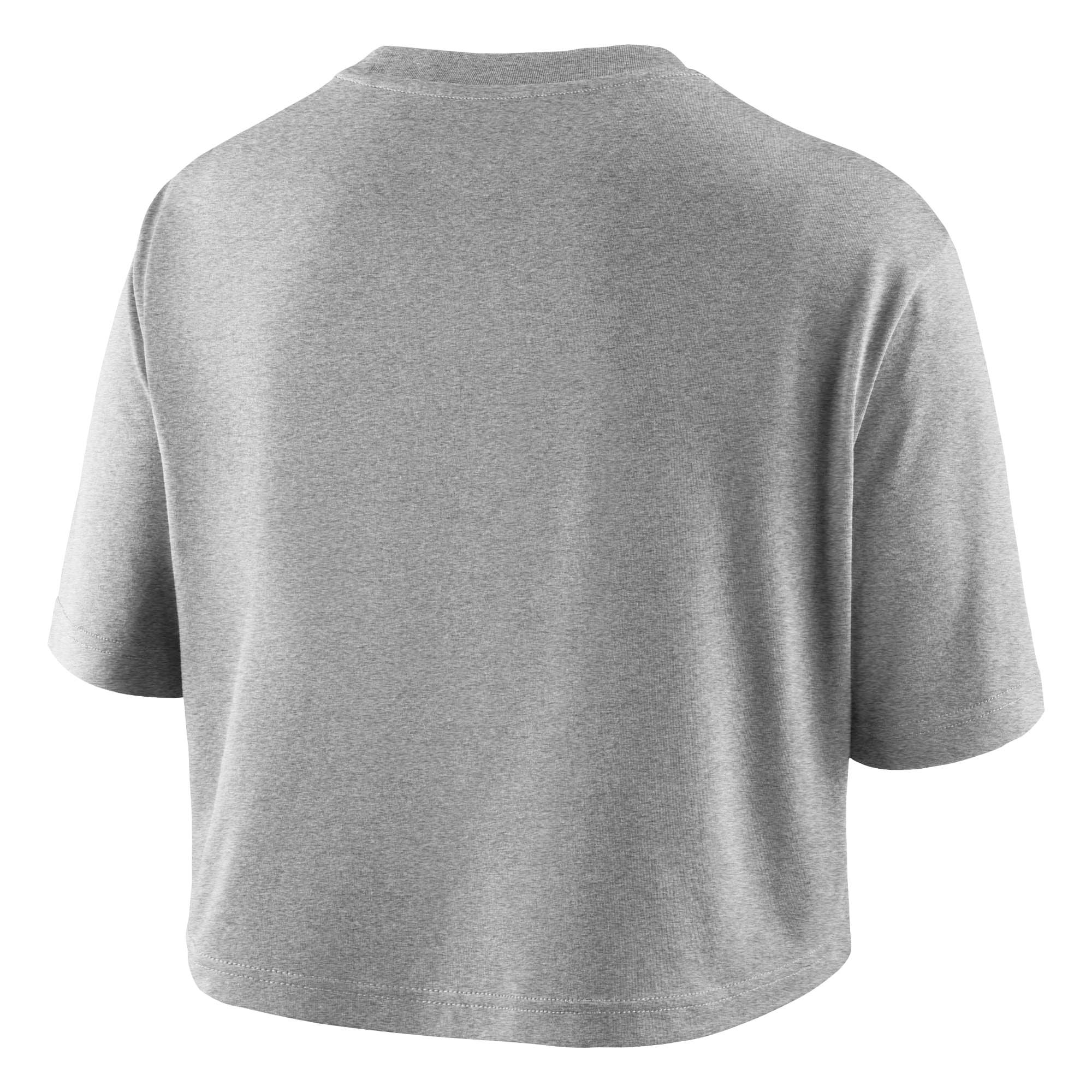 Women's Nike Heather Gray Minnesota Golden Gophers Dri-FIT Cropped T-Shirt