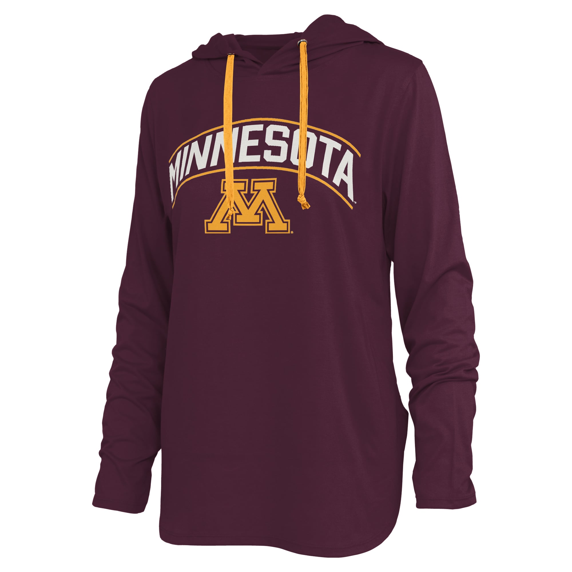 Women's Pressbox Maroon Minnesota Golden Gophers Allie Long Sleeve Hooded T-Shirt