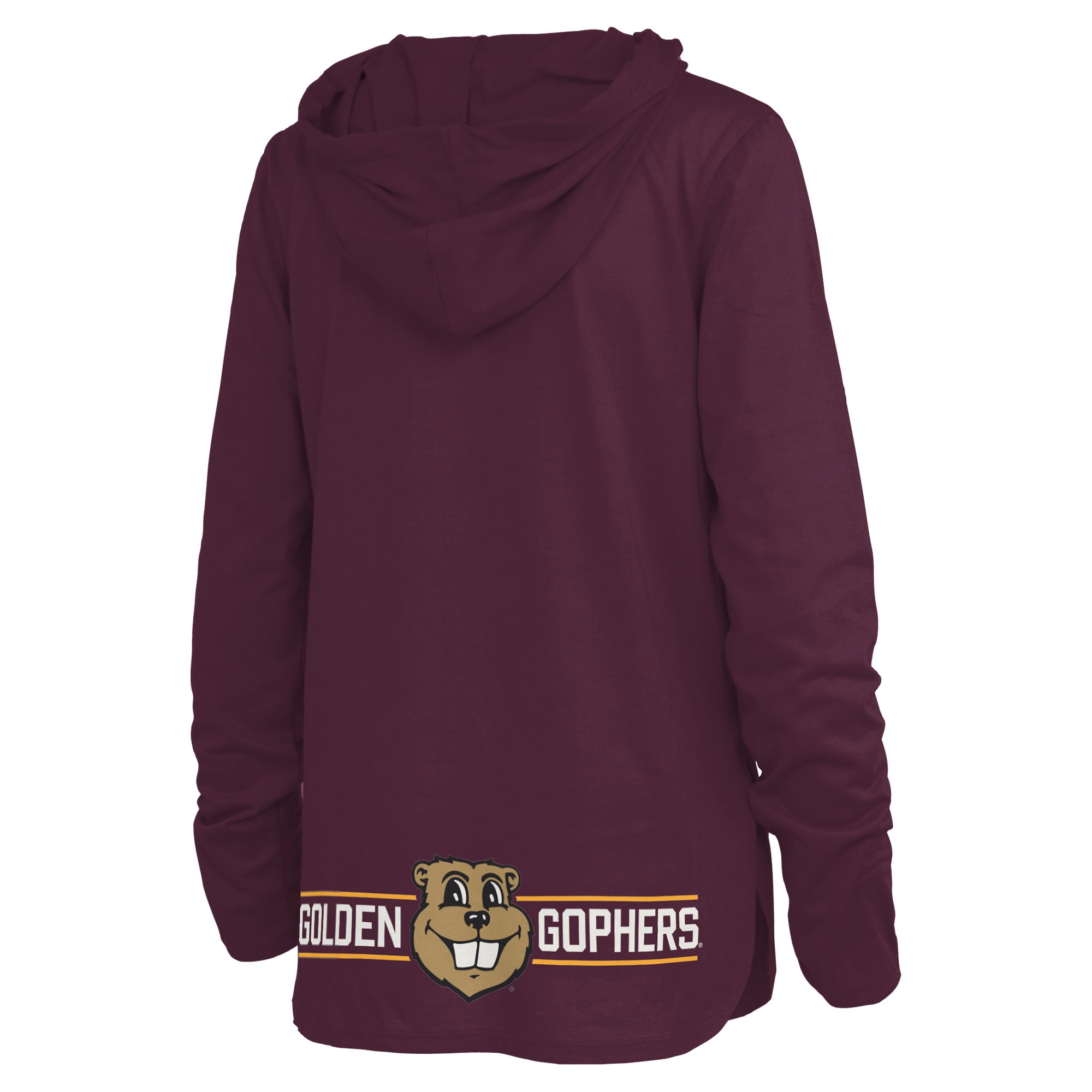 Women's Pressbox Maroon Minnesota Golden Gophers Allie Long Sleeve Hooded T-Shirt