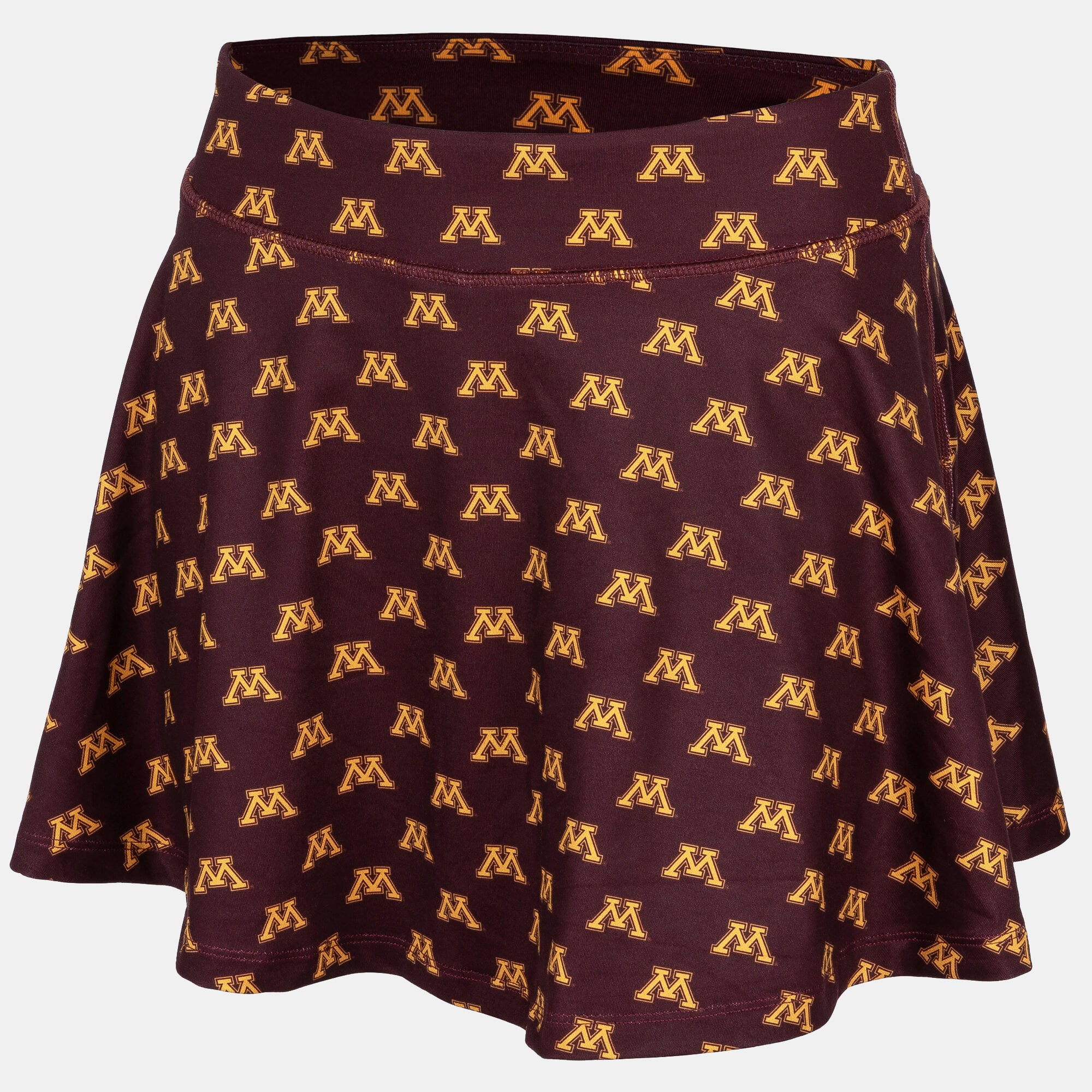 Women's ZooZatz Maroon Minnesota Golden Gophers Allover Print Flowy Skort